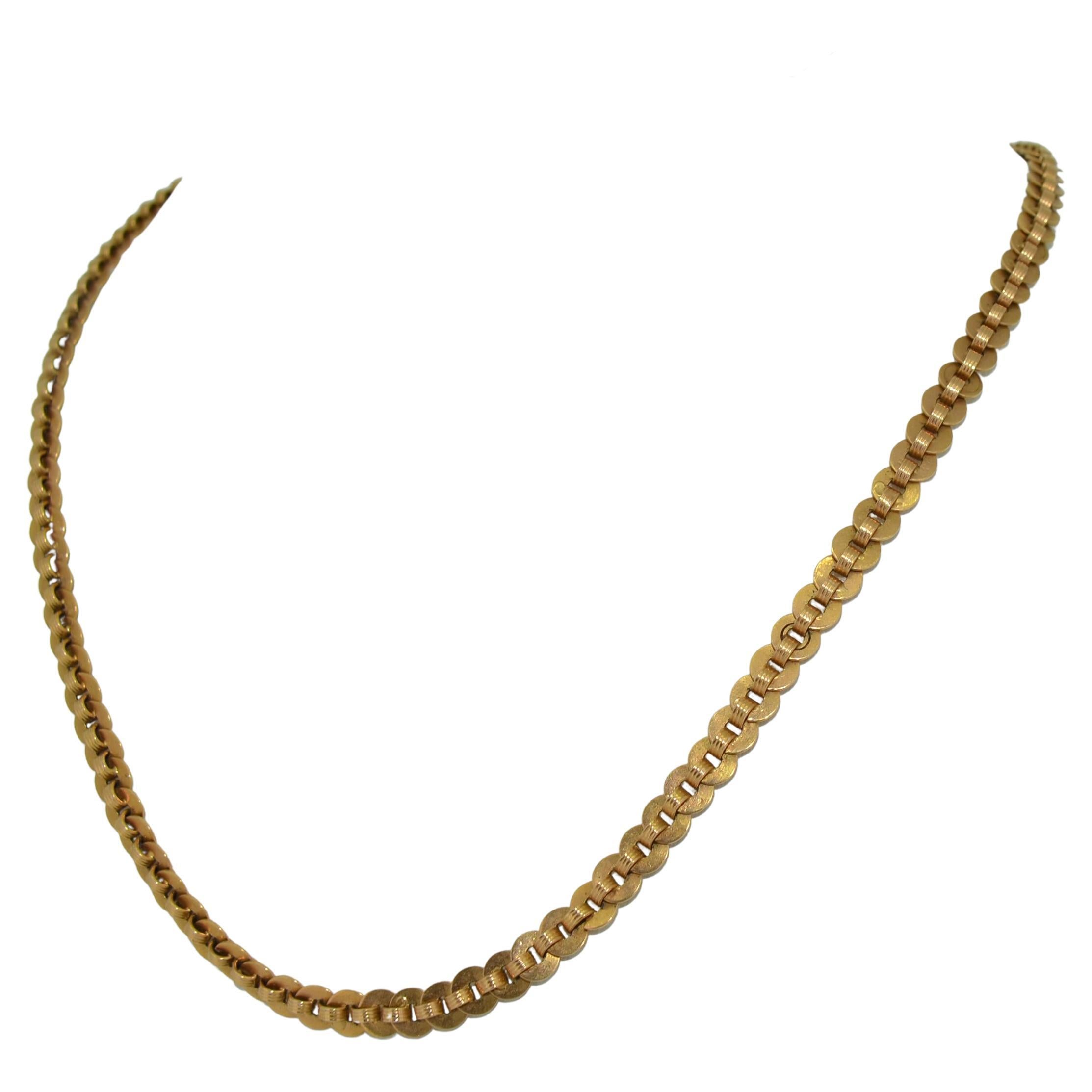 French Gold Chain - 507 For Sale on 1stDibs | french chain, french 