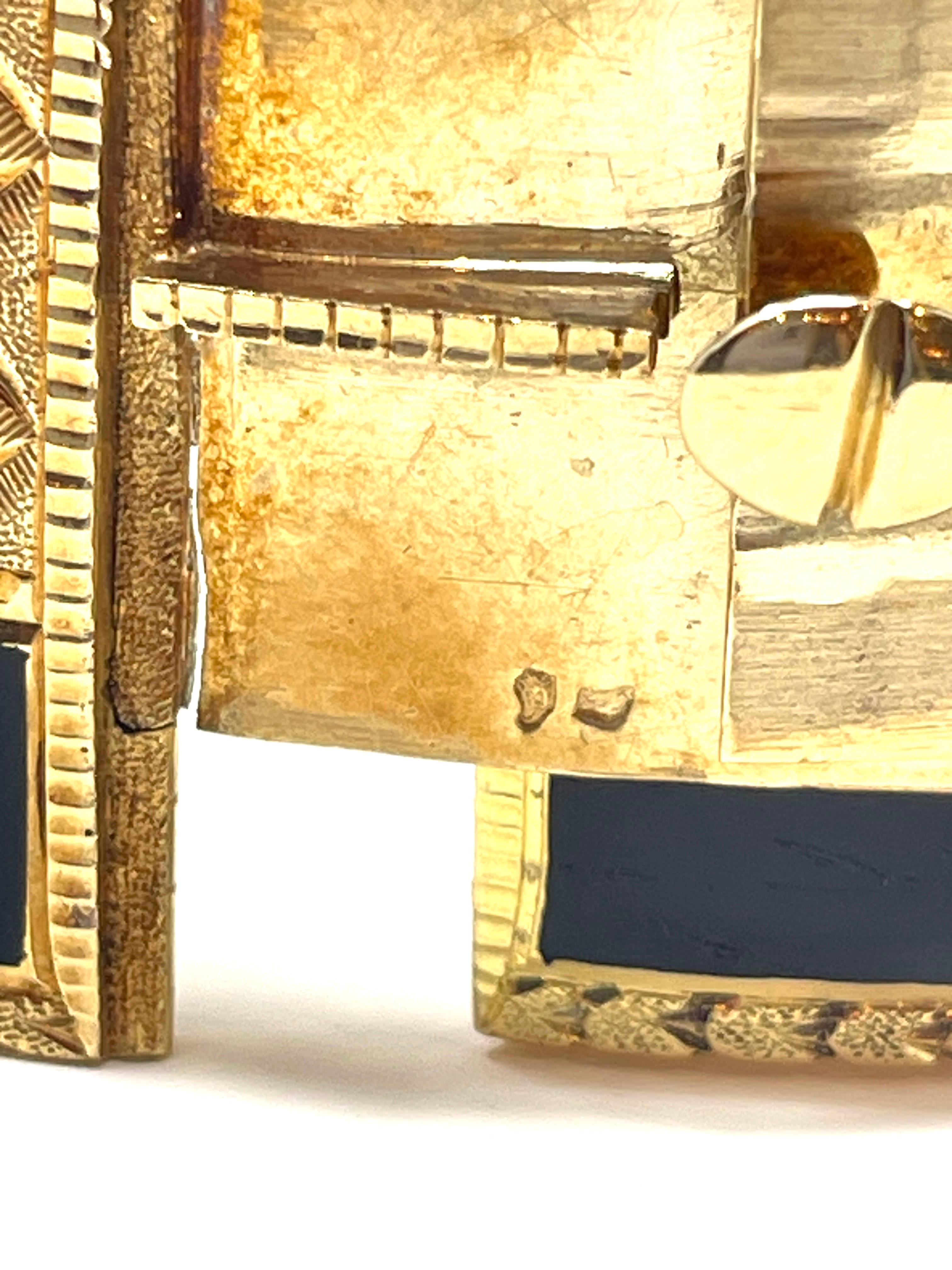 Antikes Armband aus 18 Karat französischer Emaille und Diamanten im Rosenschliff 6