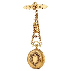 Used 18k French Pocket Watch with Bowl of Hygieia