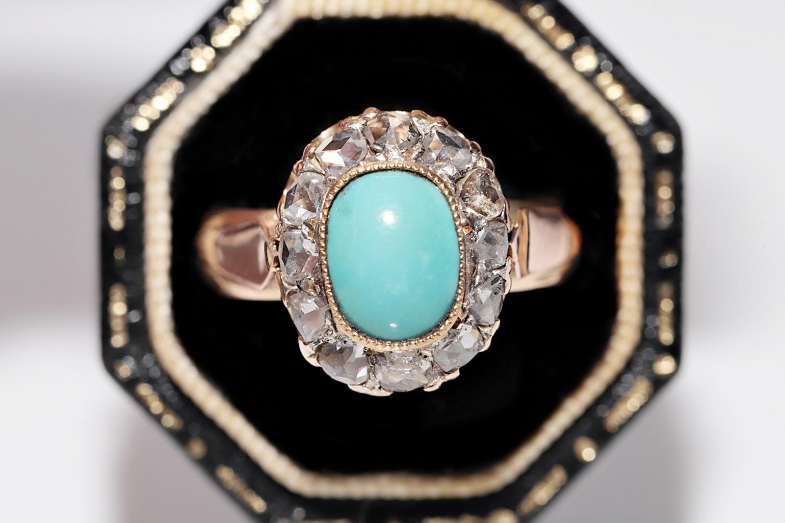 In very good condition.
Total weight is 5.2 grams.
Totally is diamond 0.90 ct.
The diamond is has H-I color and s1-s2-s3 clarity.
Ring size is US 6.5
We can make any size.
Box is not included.
Please contact for any questions.