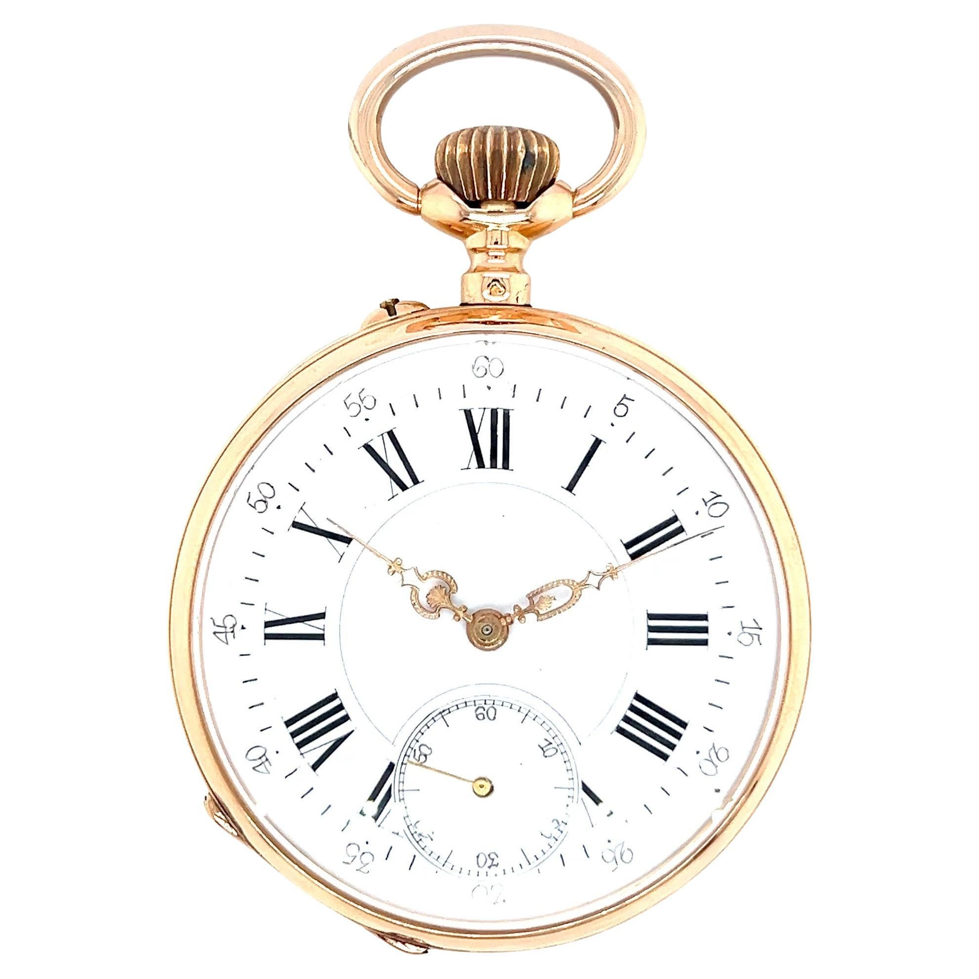 Antique 18K Gold Lépine Pocket Watch