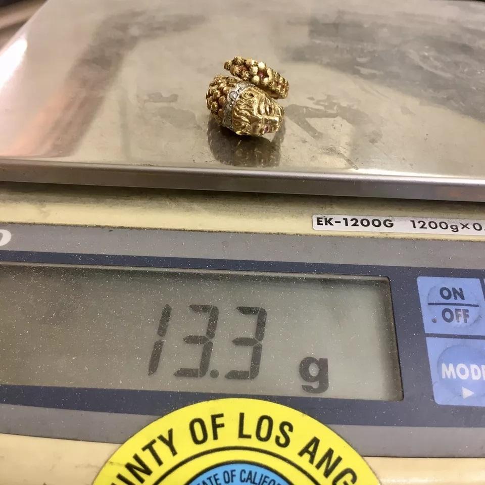 Antique 18K GOLD Possible Llias Lalaounis Ring 7.7 Gram Size 5 Adjustable Enamel For Sale 5
