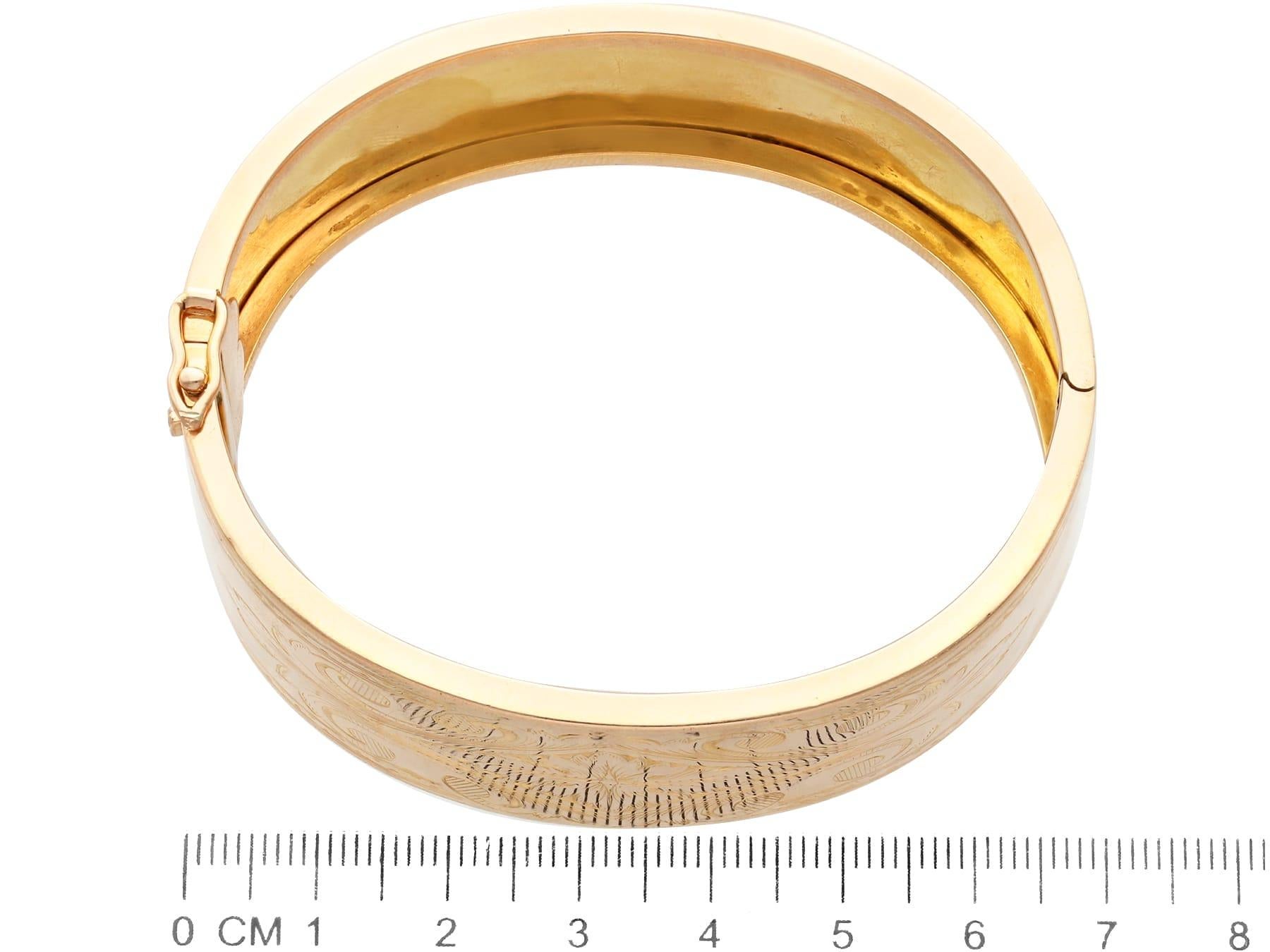 Bracelet ancien en or rose 18k en vente 4
