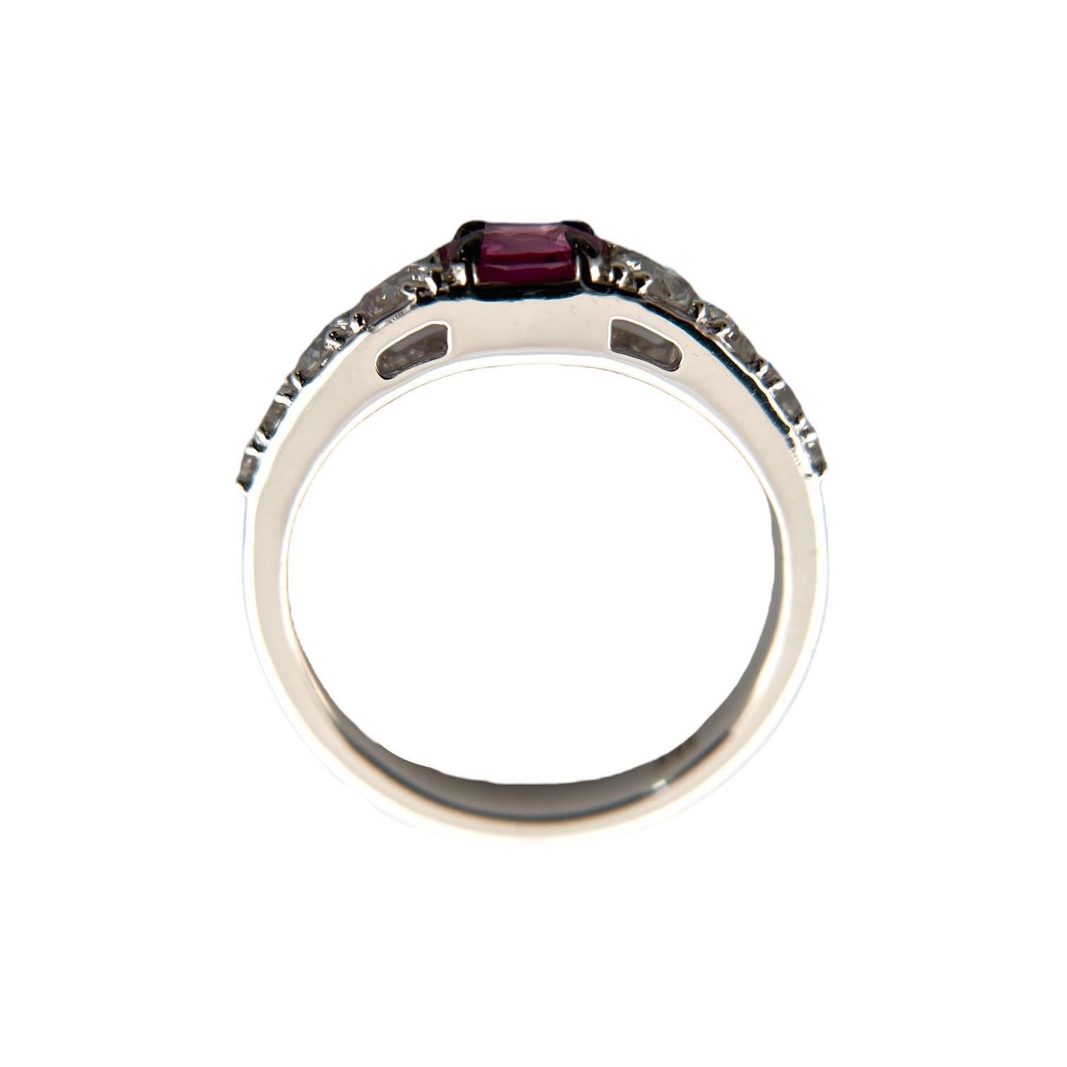 Oval Cut Antique 18K Sapphire and Diamond Ring with Old Mine Cut Diamonds For Sale