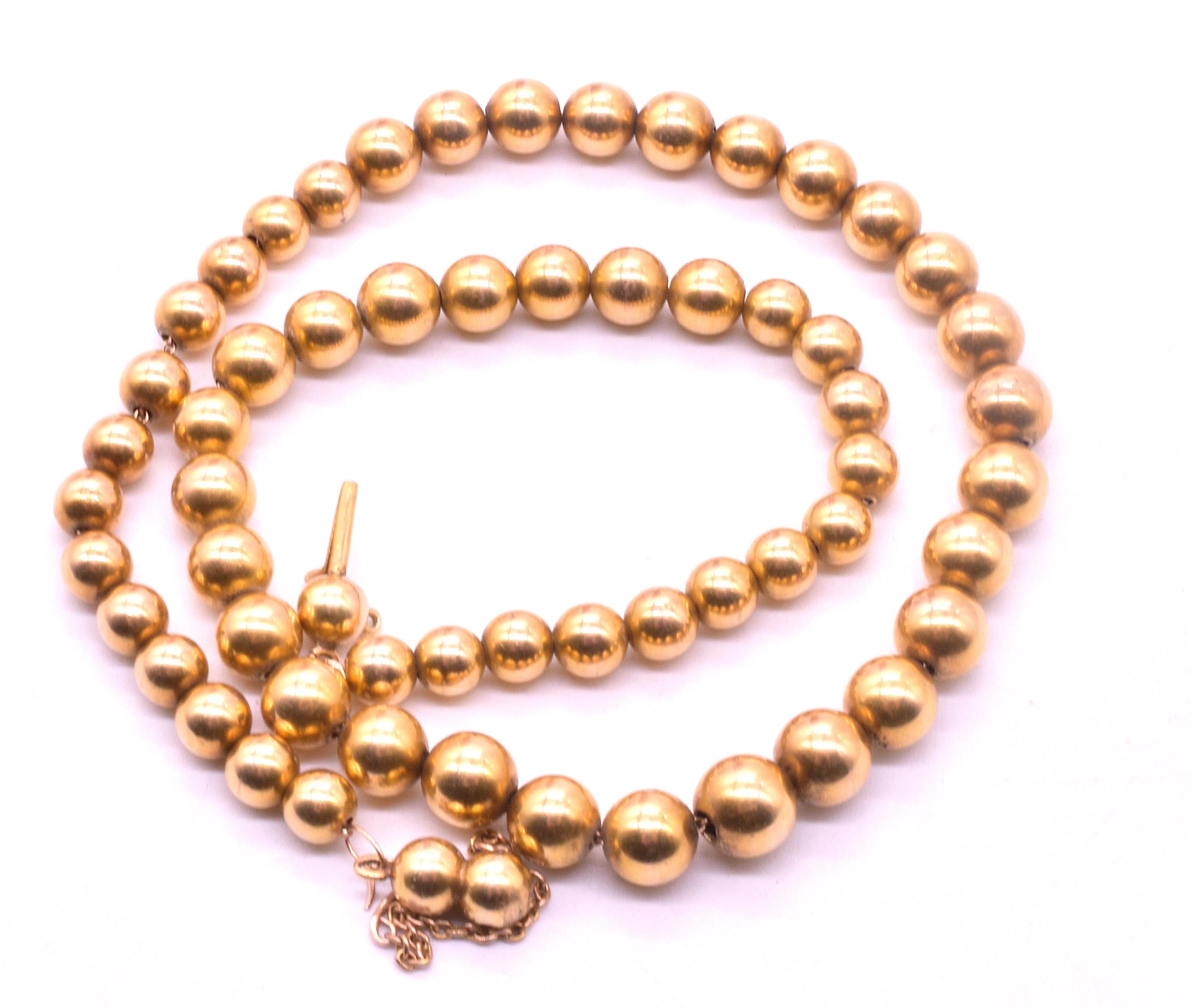 Antikes viktorianisches Perlenkragen aus 18 Karat, um 1860 im Angebot 3