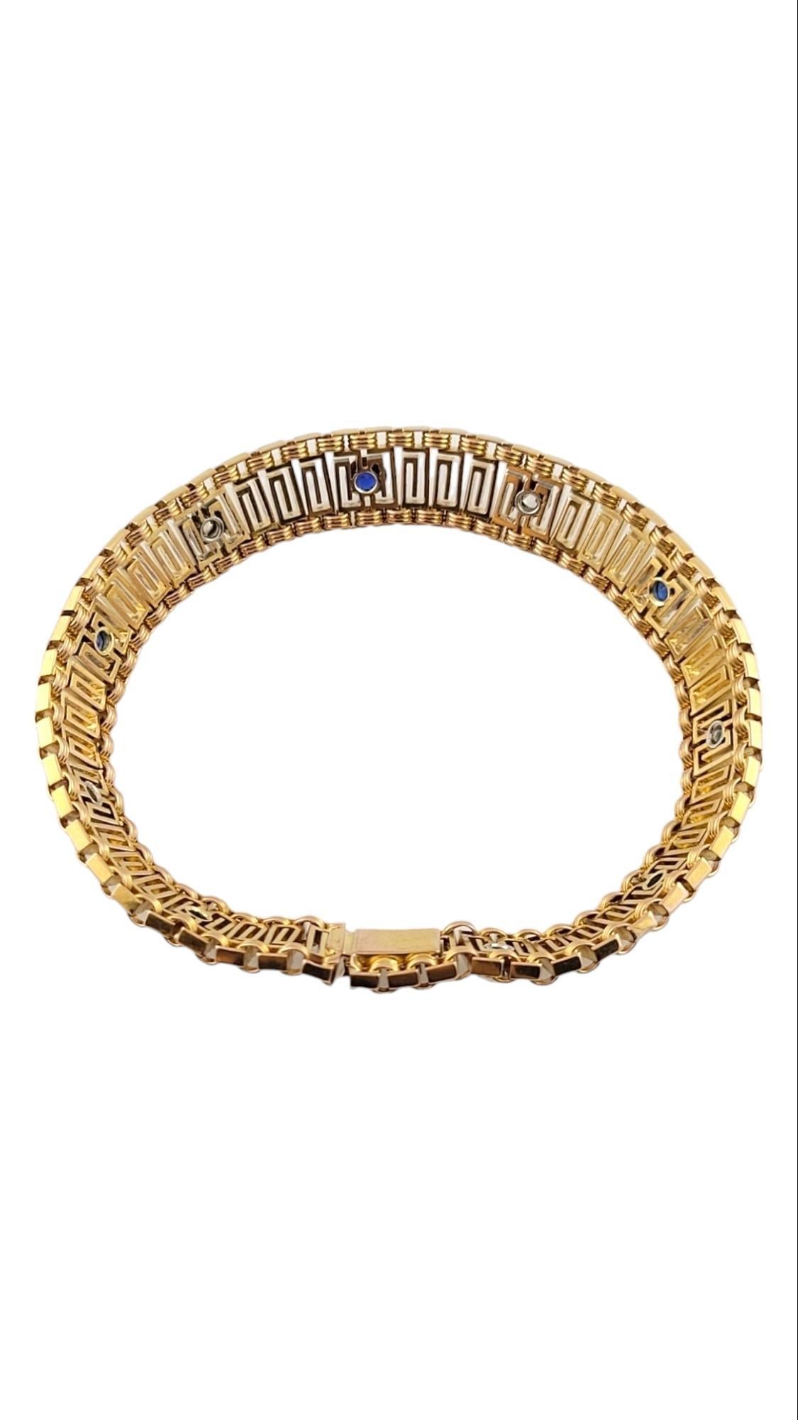 Antikes Diamantarmband aus 18 Karat Gelbgold mit Diamanten #15828 (Alteuropäischer Brillantschliff) im Angebot