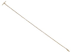 Antique 18 Karat Yellow Gold Ladies Fob Chain, circa 1910