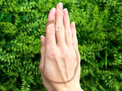 Antique 18k Yellow Gold Watch Chain Circa 1900