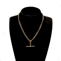 Antique 18KT Gold Albert Watch Chain, 48.5 cm