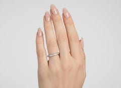 Antique 18kt White Gold Dimaonds Eternity Band