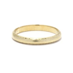 Antique 18KT Yellow Gold Engraved Wedding Band