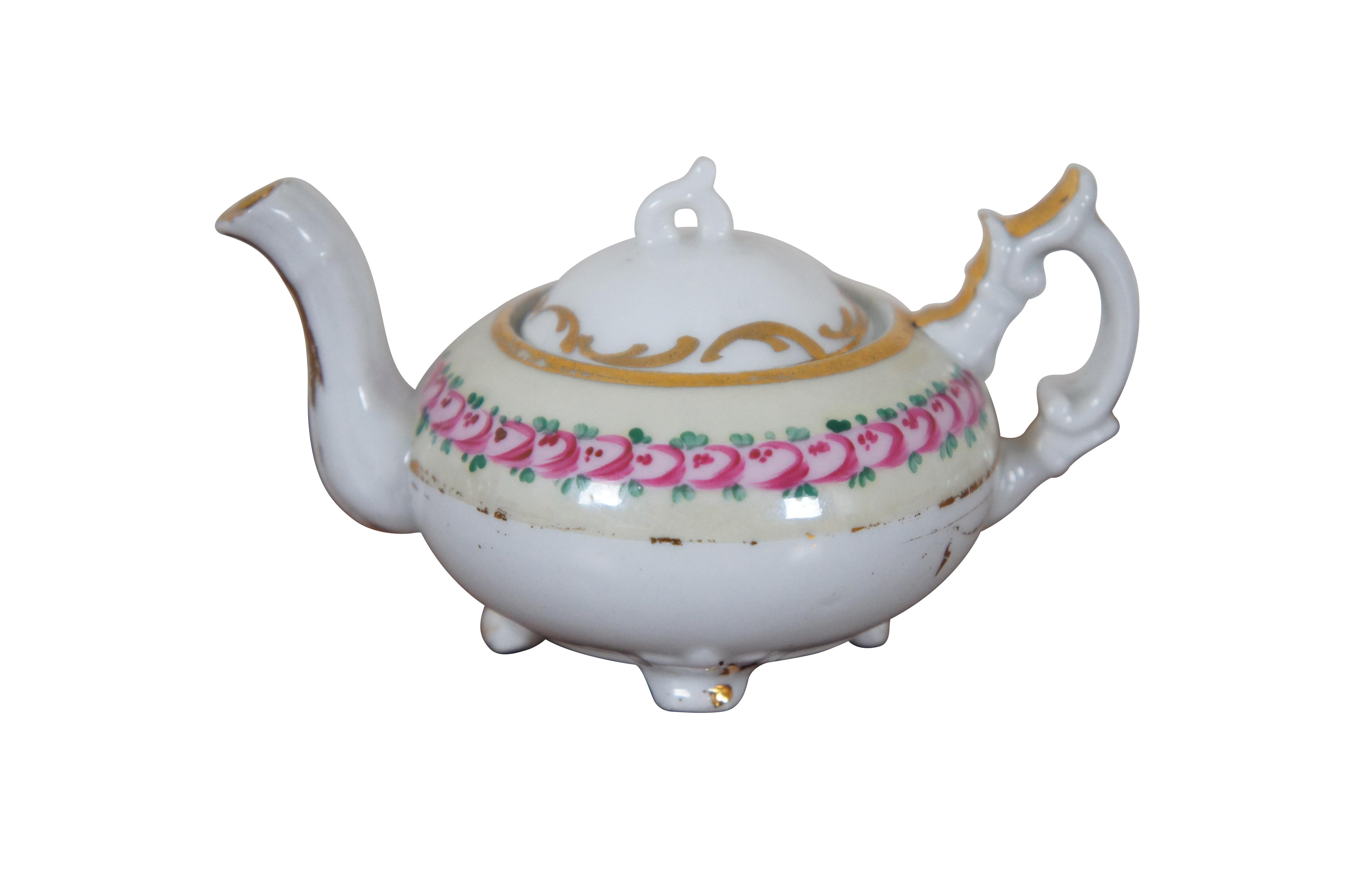 vintage miniature porcelain tea set