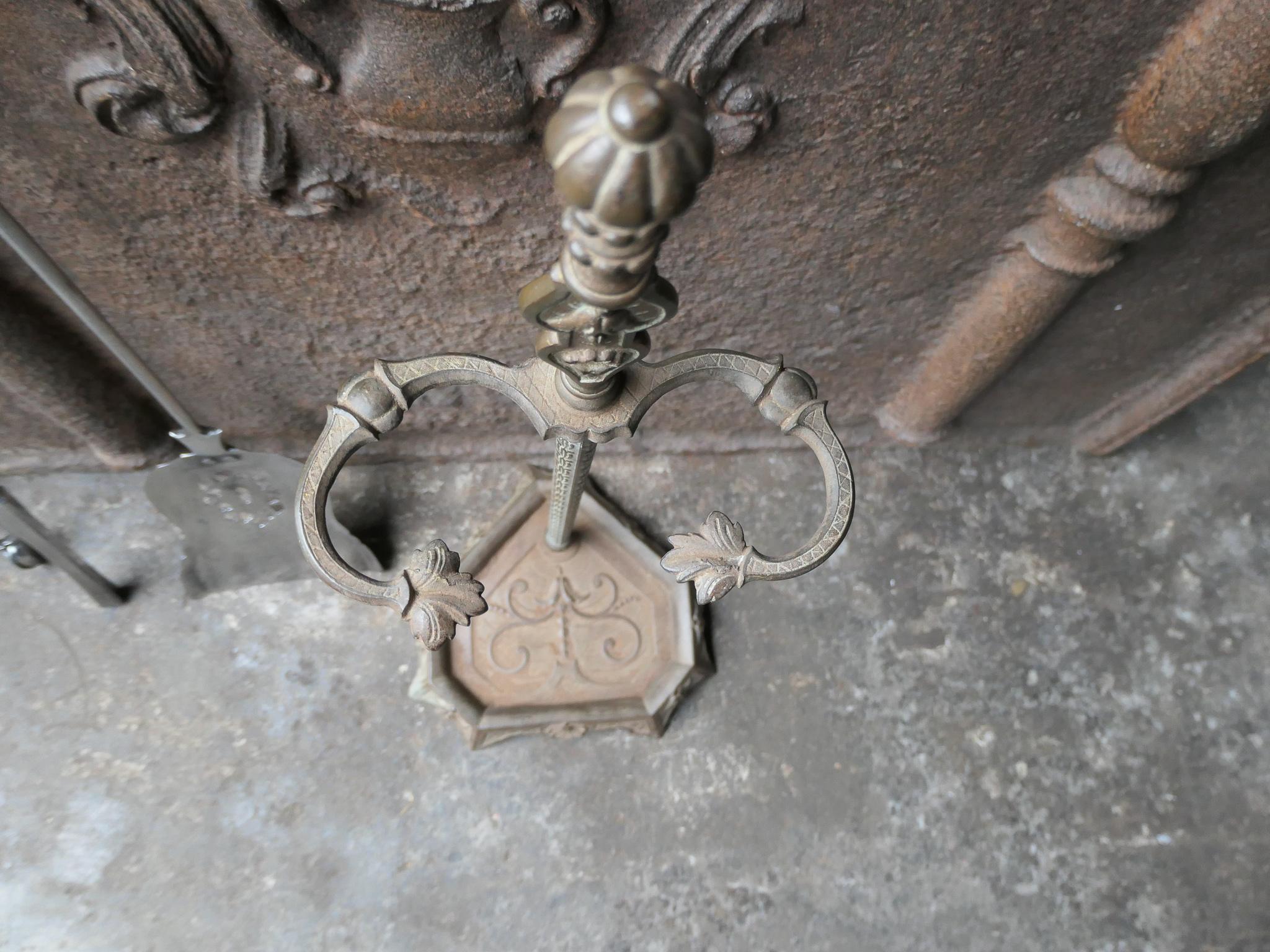 Antico set di accessori per il fuoco georgiano del 18° - 19° secolo in vendita 2