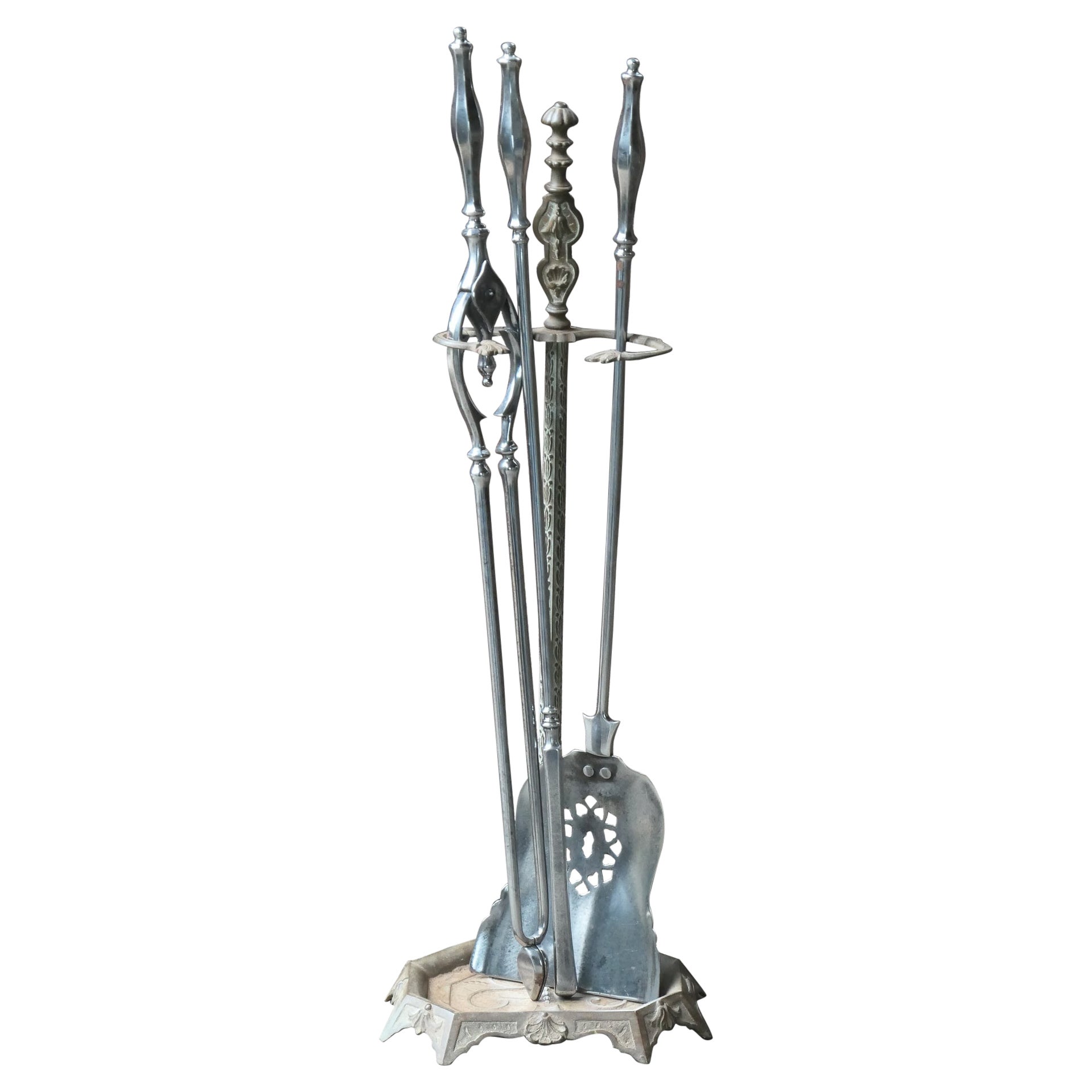 Antique 18th - 19th C. English Georgian Fire Companion Set