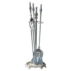 Antique 18th - 19th C. English Georgian Fire Companion Set