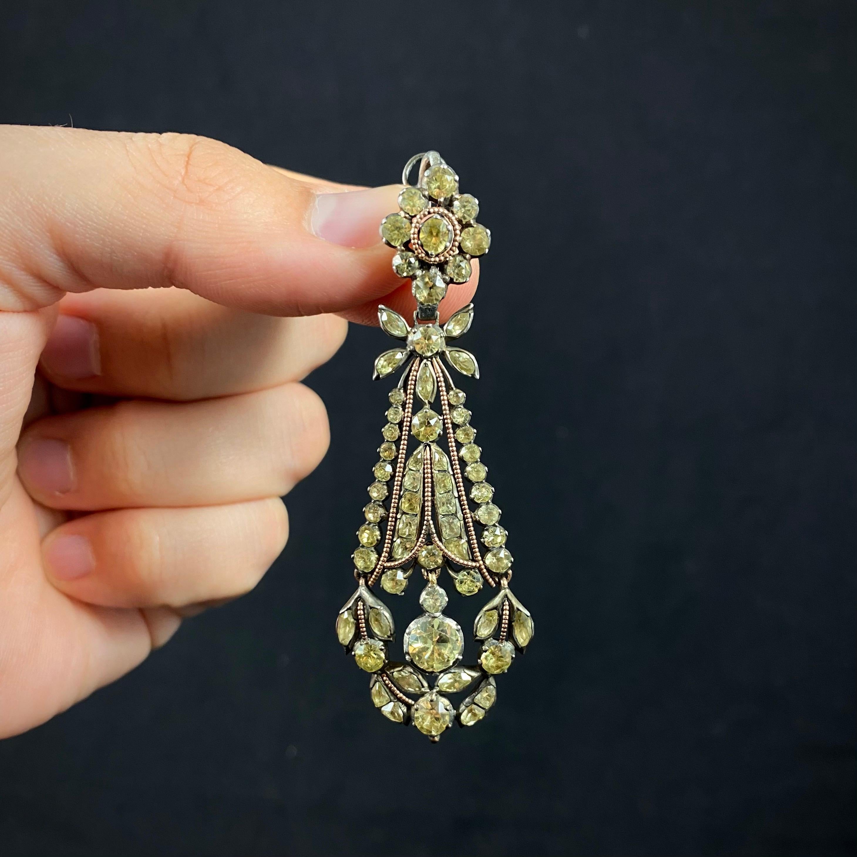 19th century earrings