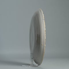 Antique 18th c Dutch Delft Earthenware Plate Delftware Based On Chinese Porcelai