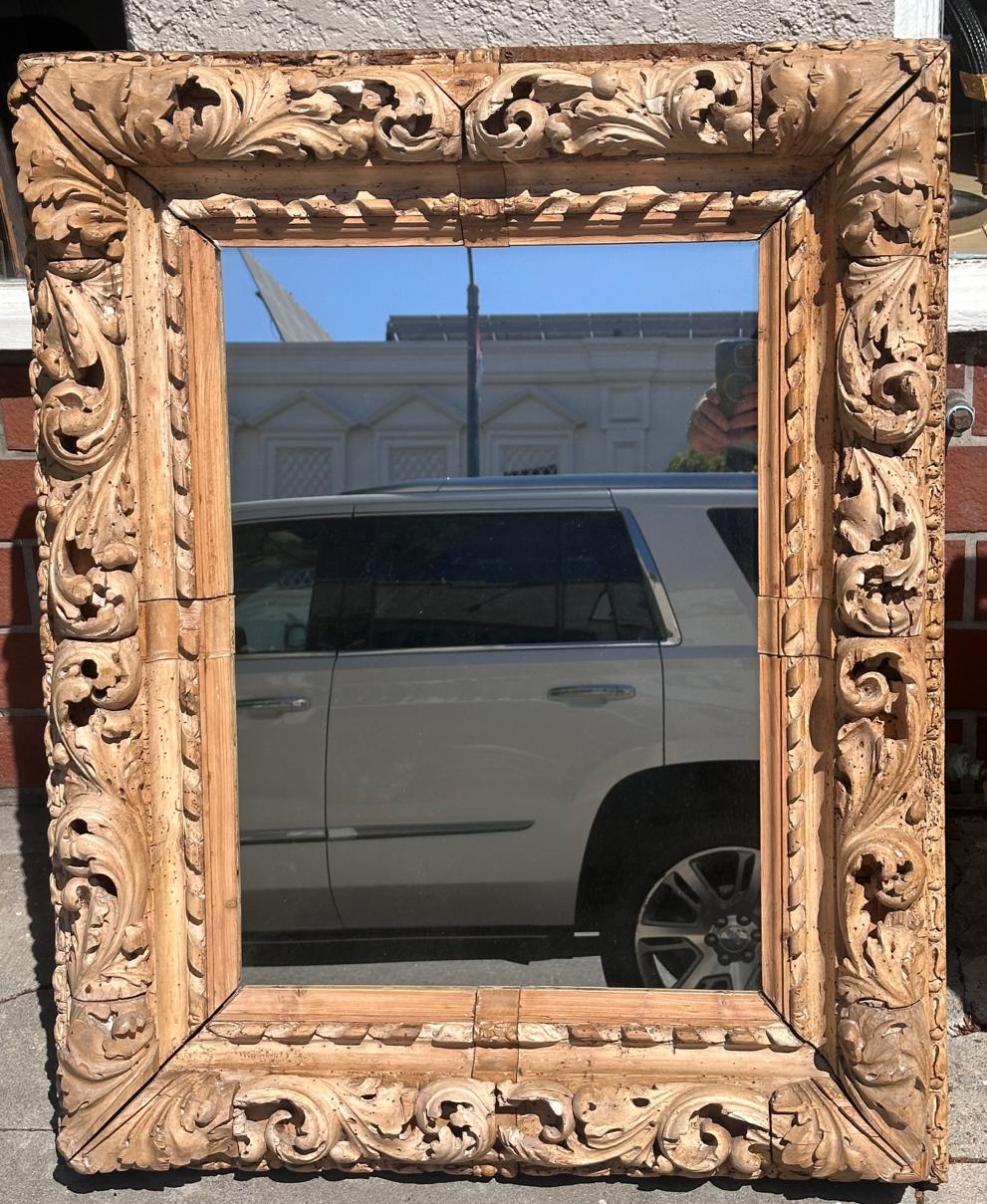 18th Century and Earlier Antique 18th C Gustavian Swedish Empire Mirror