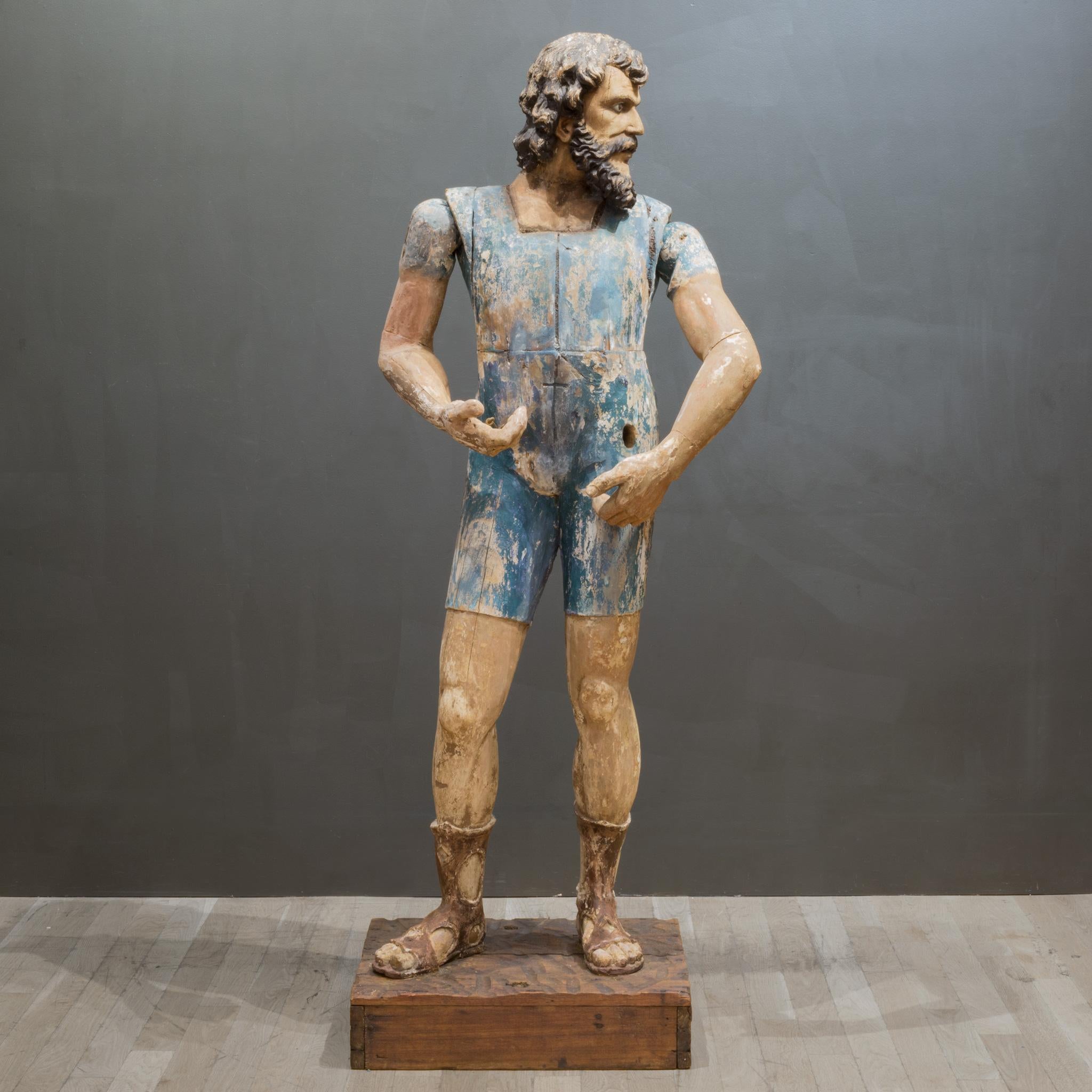 18th Century and Earlier Antique 18th c. Italian Armor Mannequin c.1700s