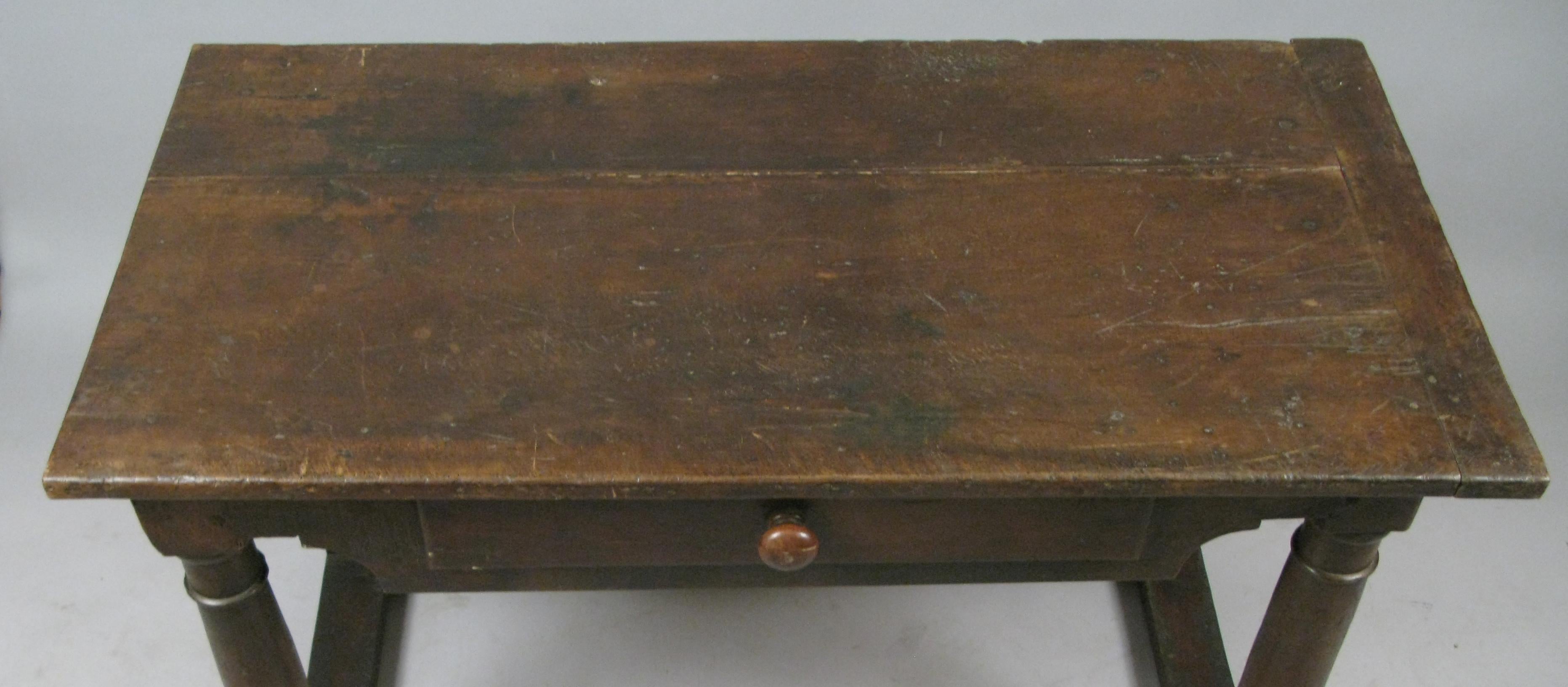 Antique 18th Century Italian Walnut Table 2