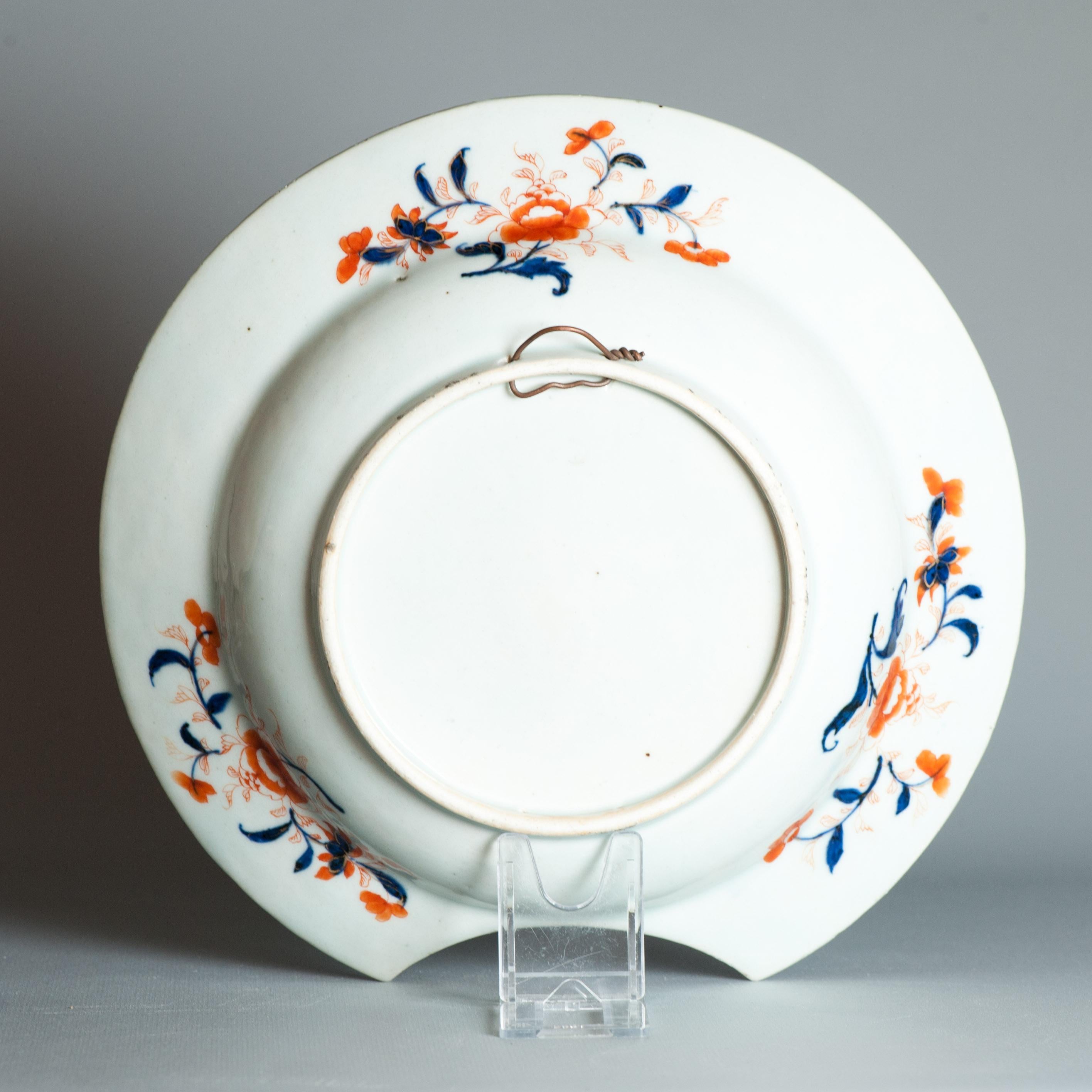 Antiker Kangxi Imari Barber Surgeon Basin Ca. 1710 China Porzellan Chinesisch, 18. Jahrhundert im Angebot 4