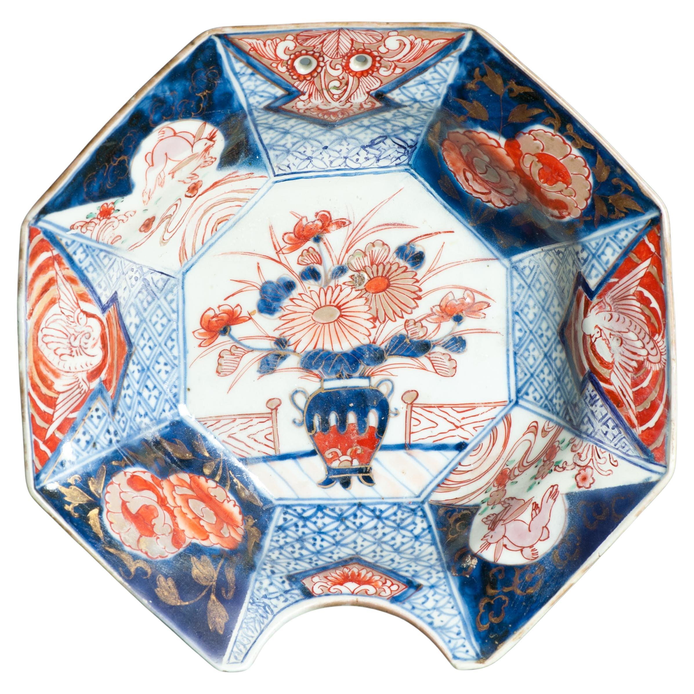 Antiguo 18 c Kangxi Imari Barbero Cirujano Lavabo Ca 1710 Japón Porcelana China en venta