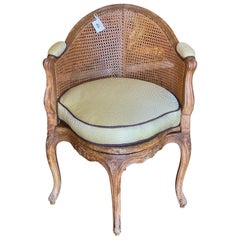 Antique 18th C Louis XV Caned Corner Chair