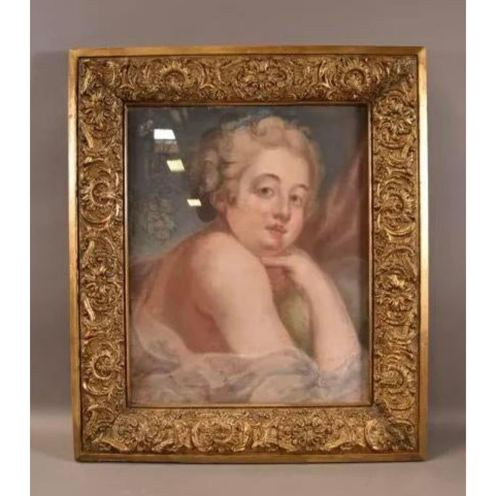 Antique 18th C Pastel Portrait Painting in Giltwood Frame

Additional information: 
Materials: Giltwood, Pastel
Color: Pink
Period: 18th Century
Styles: French
Art Subjects: Portrait
Frame type: Framed
Item Type: Vintage, Antique or