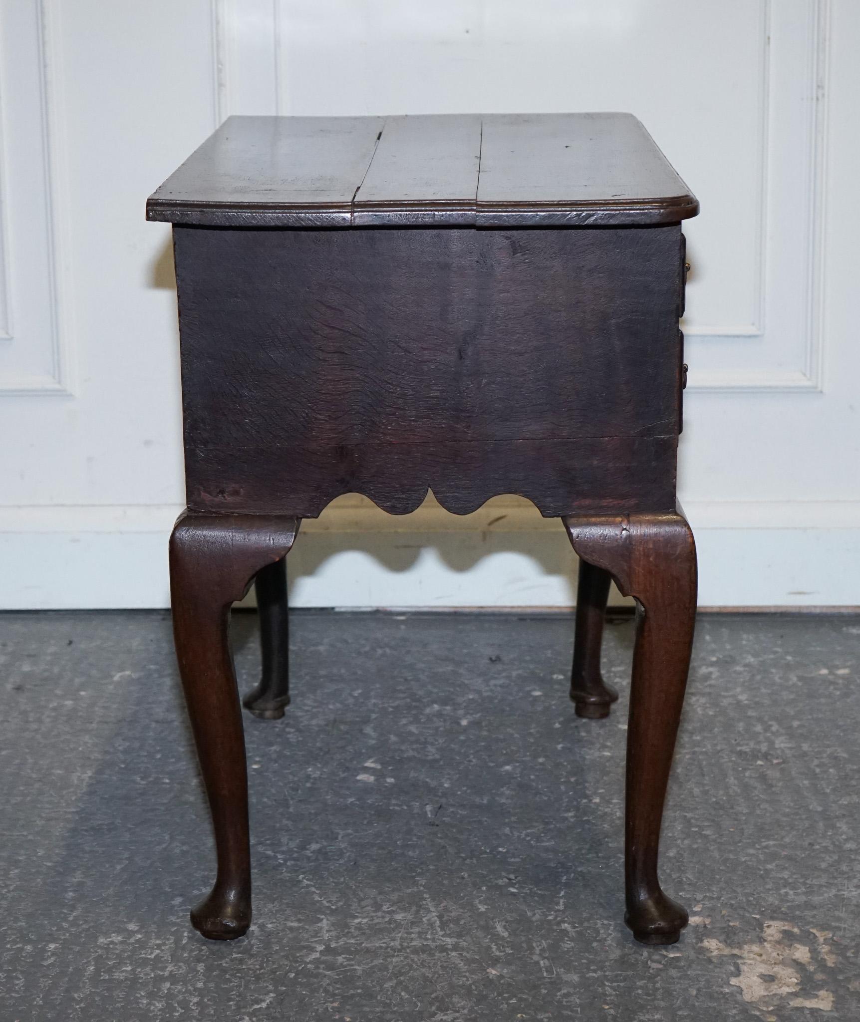 ANTIGUO ESCRITORIO PEQUEÑO DE ROBLE DEL SIGLO XVIII INGLES GEORGIO II en venta 5