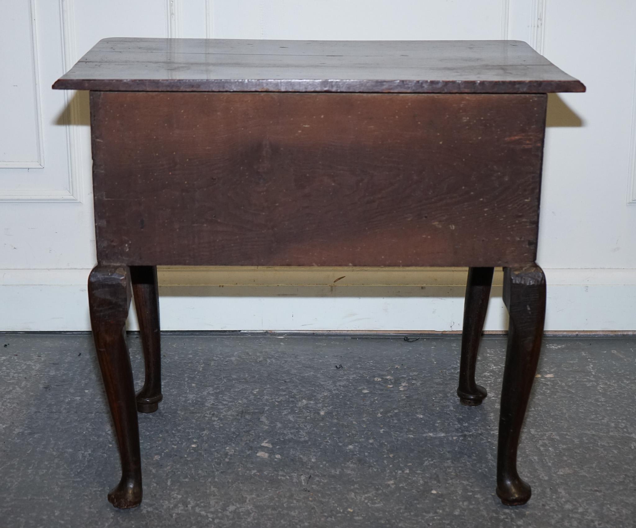 ANTIGUO ESCRITORIO PEQUEÑO DE ROBLE DEL SIGLO XVIII INGLES GEORGIO II en venta 7