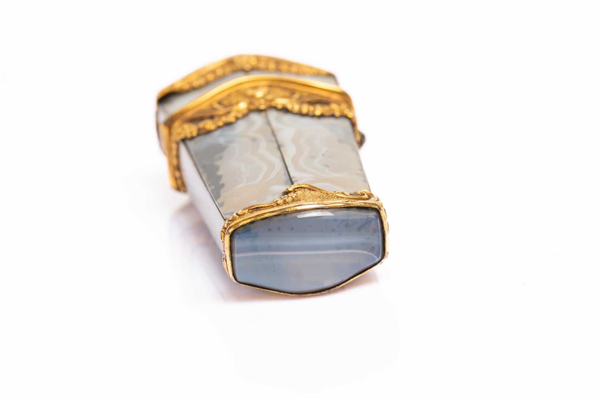 Antique 18th century Agate French Rococo Nécessaire Etui 9