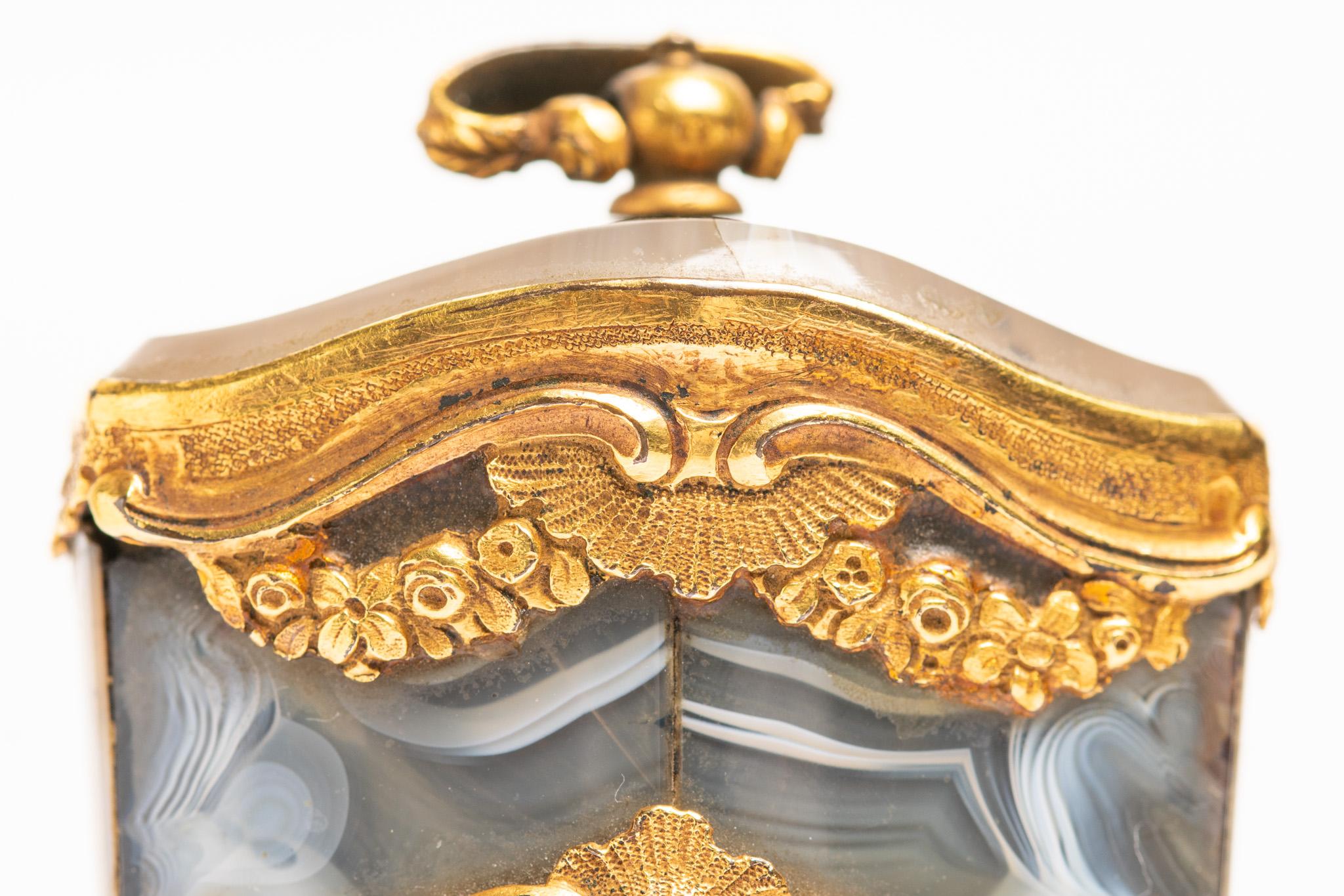 Women's or Men's Antique 18th century Agate French Rococo Nécessaire Etui