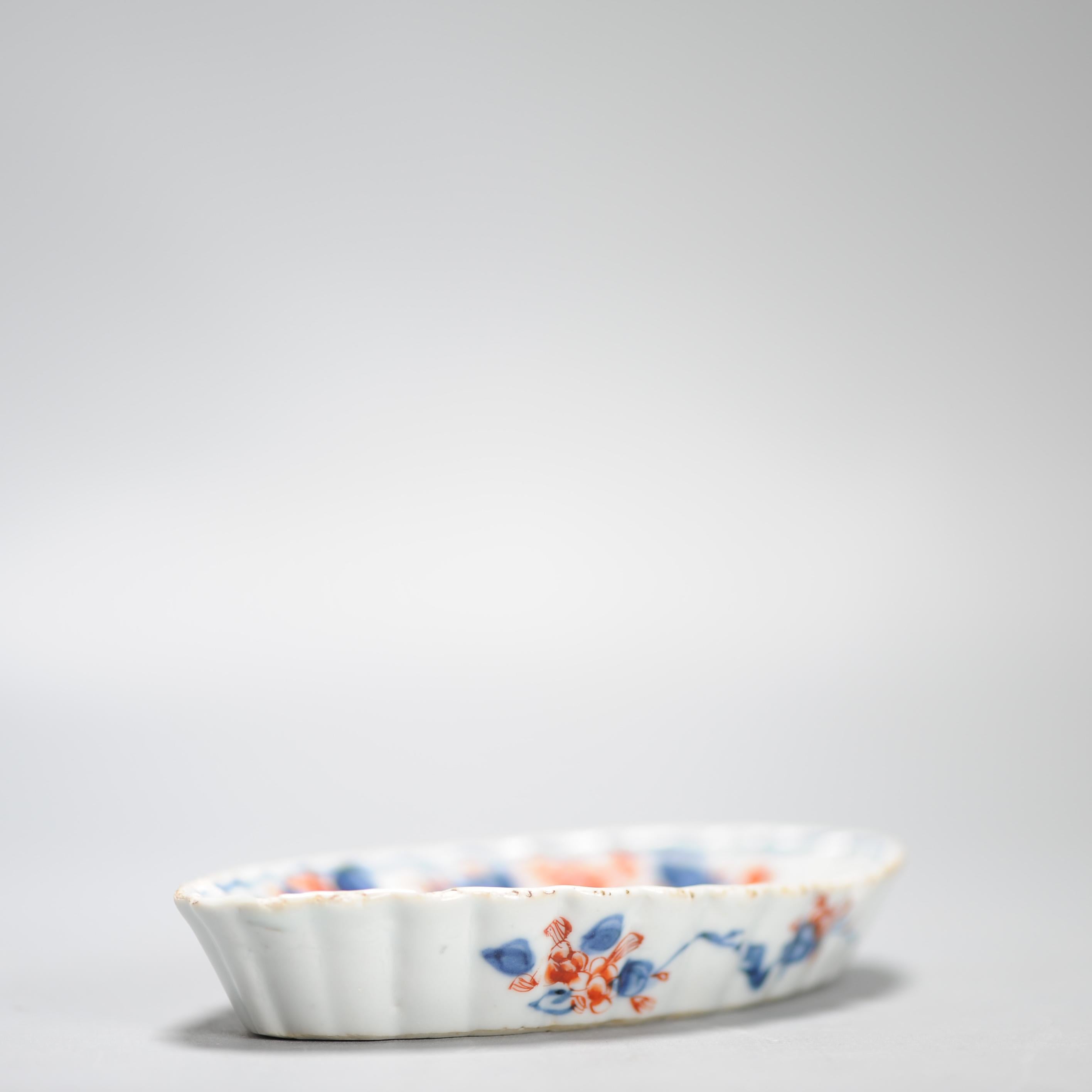 Antique 18th century Antique Kangxi Yongzheng Chinese Porcelain Imari Pattipan For Sale 6