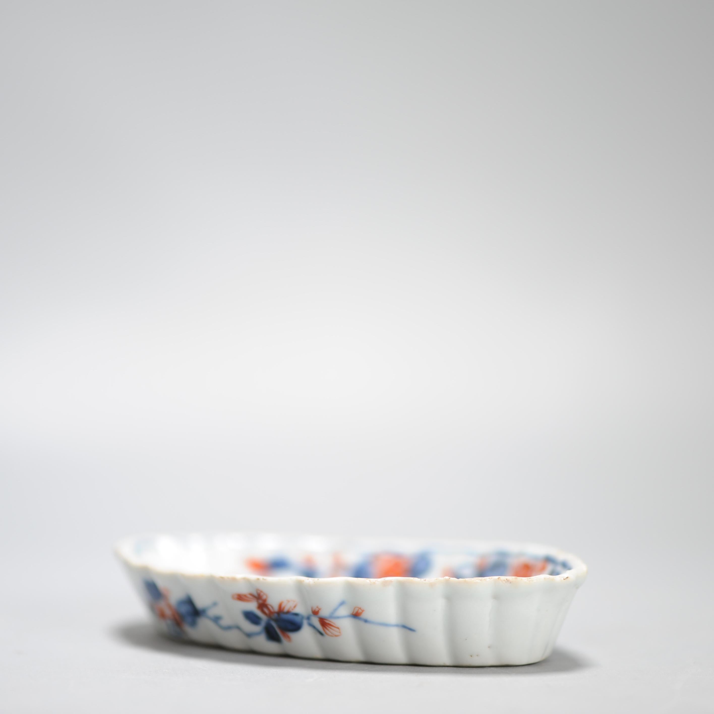 Antique 18th century Antique Kangxi Yongzheng Chinese Porcelain Imari Pattipan For Sale 7