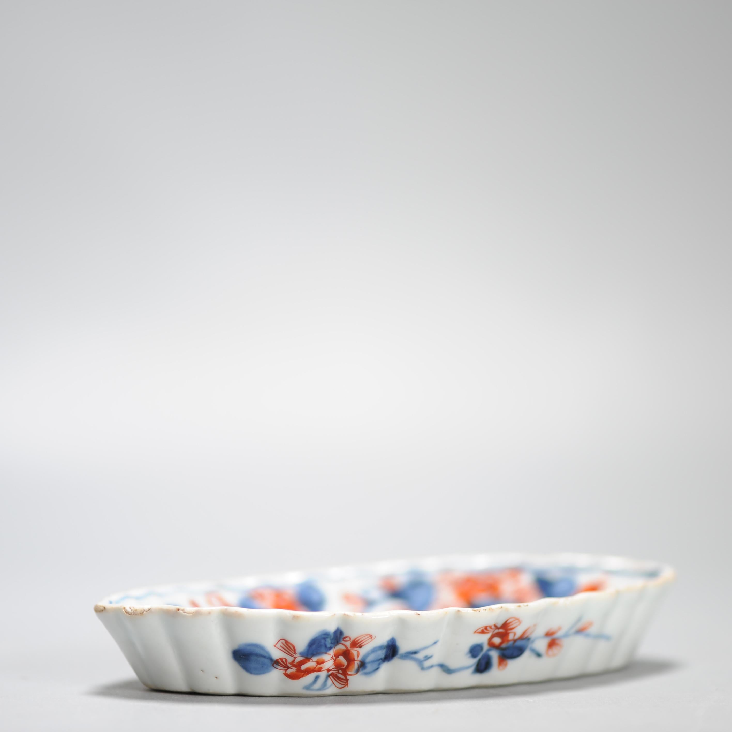Antique 18th century Antique Kangxi Yongzheng Chinese Porcelain Imari Pattipan For Sale 8