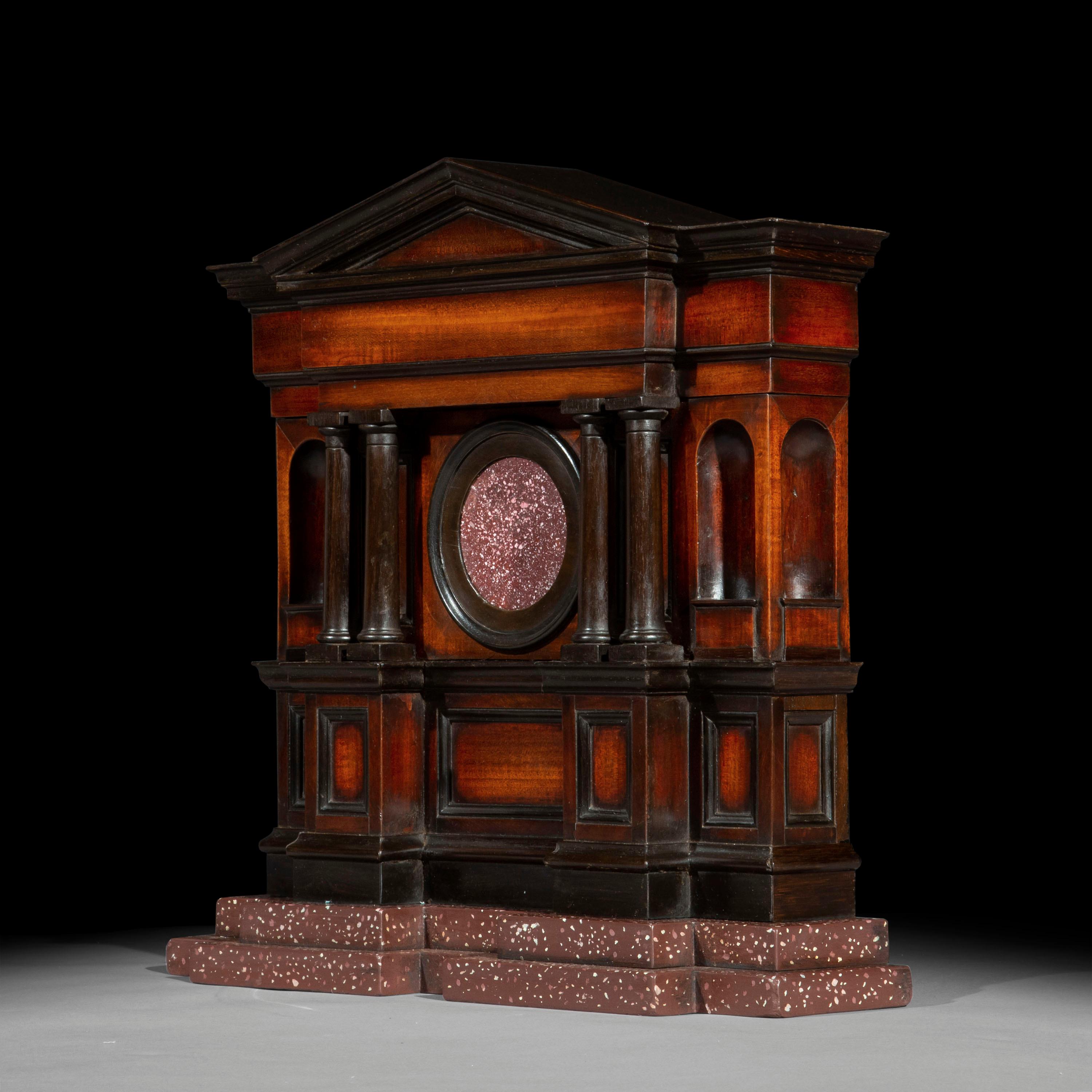 English Antique 18th Century Architectural Model in Palladian Style, circa 1750