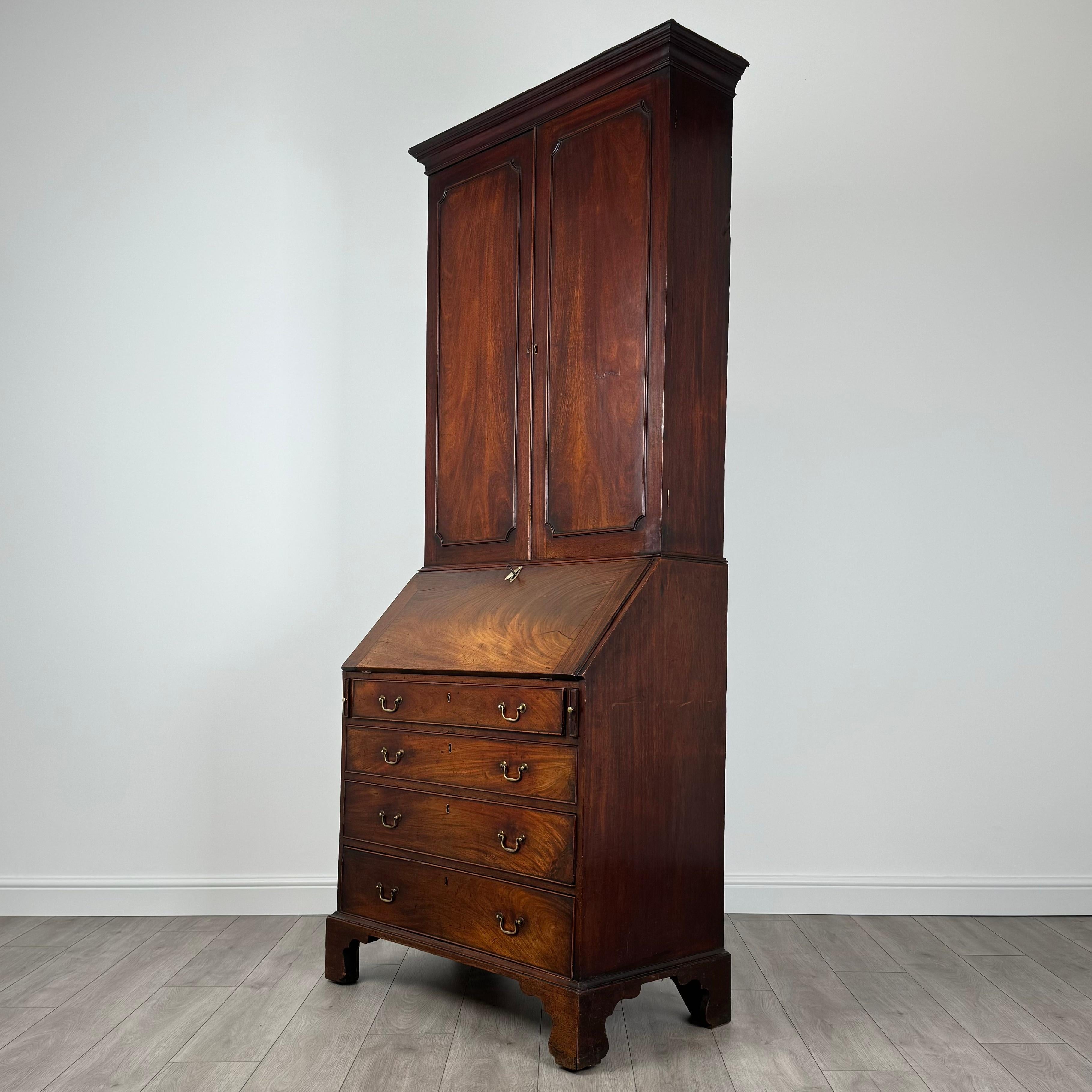 Bibliothèque de bureau ancienne du 18ème siècle en acajou ( REF AF-3513 ) Bon état - En vente à Ledbury, GB
