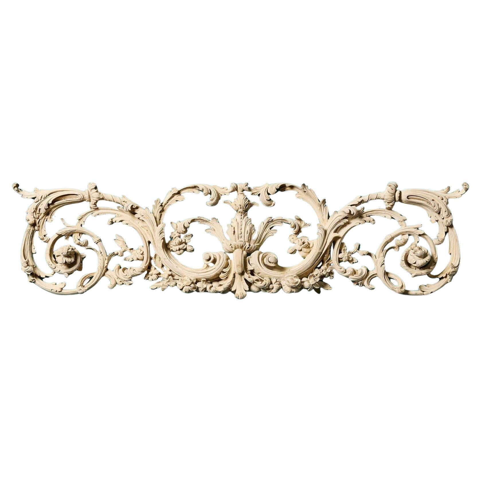 Antique 18th Century Carved Lime wood Frieze Panel