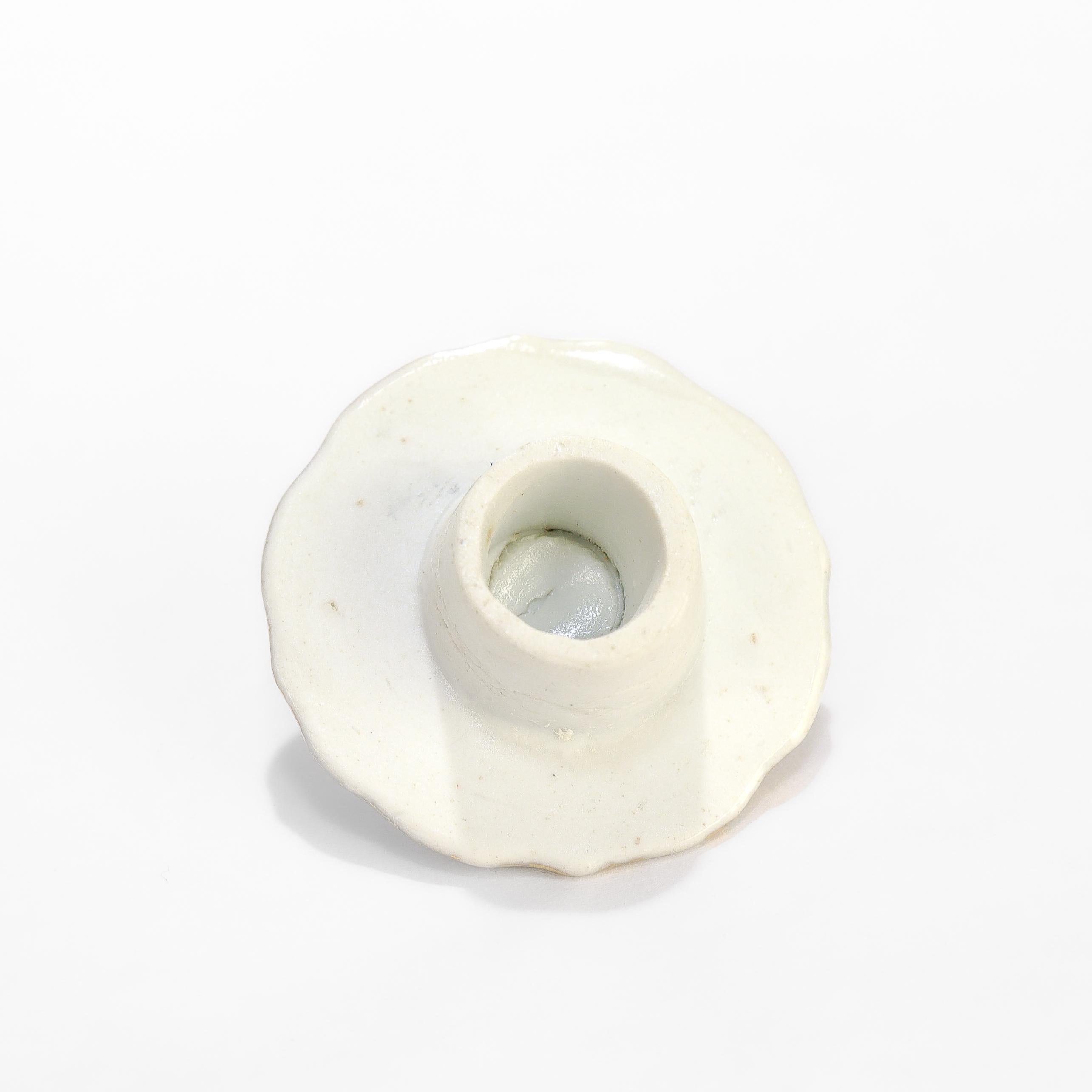 Antigua Jarra de Té de Porcelana China de Exportación del Siglo XVIII con Tortolitos en venta 6