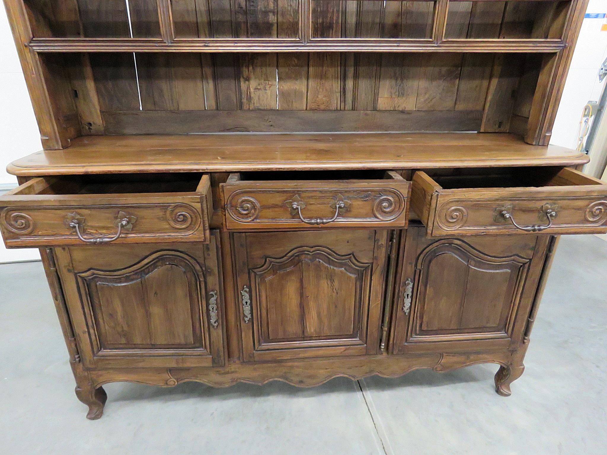 antique french country hutch