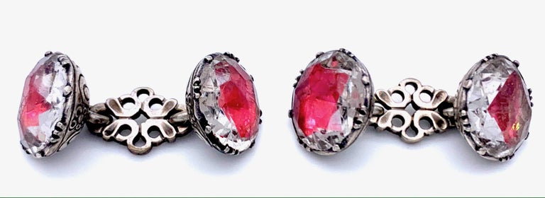 This rare pair of cufflinks has been handcrafted in the second half of the 18th century.