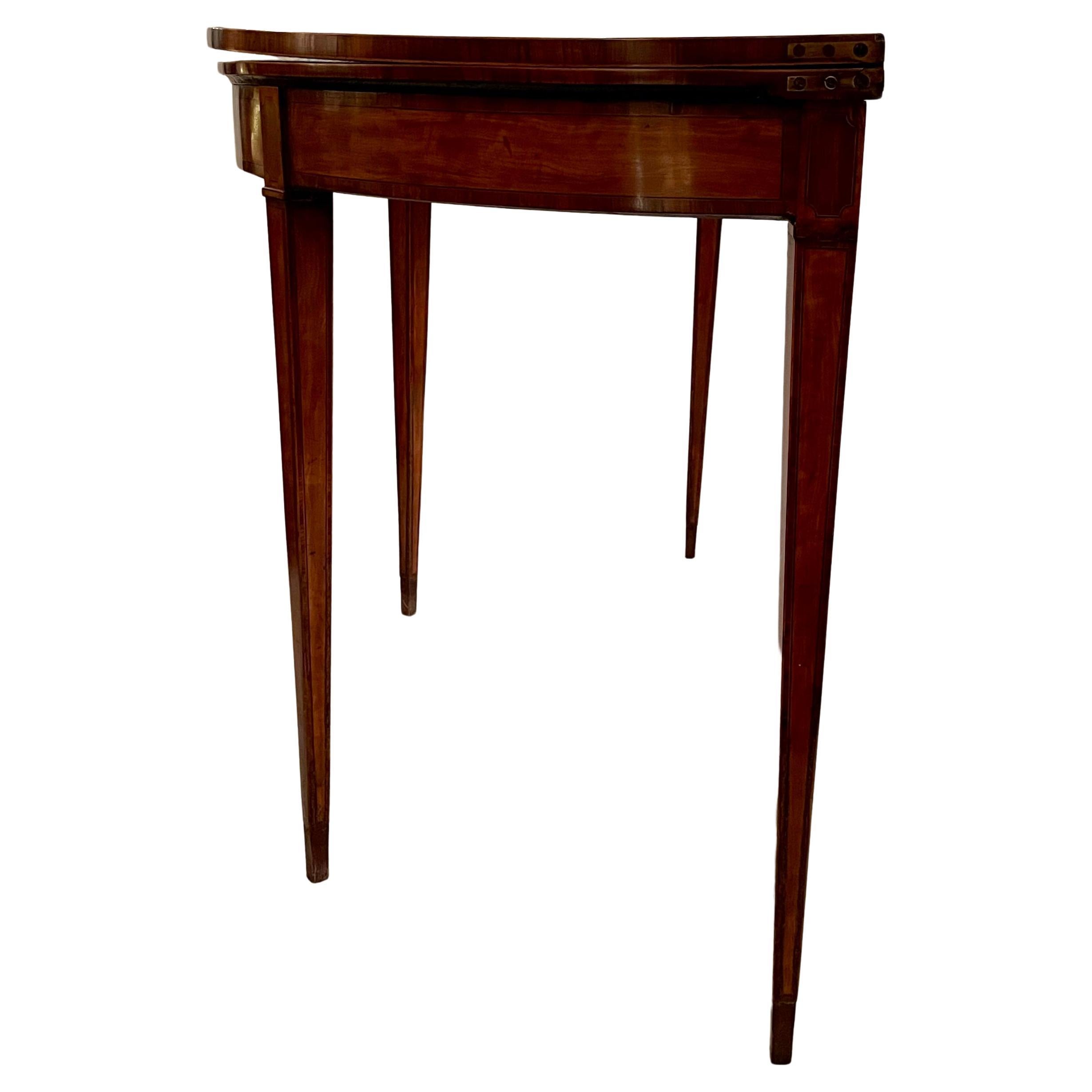 Ancienne table console Demi-Lune du 18ème siècle en vente 4