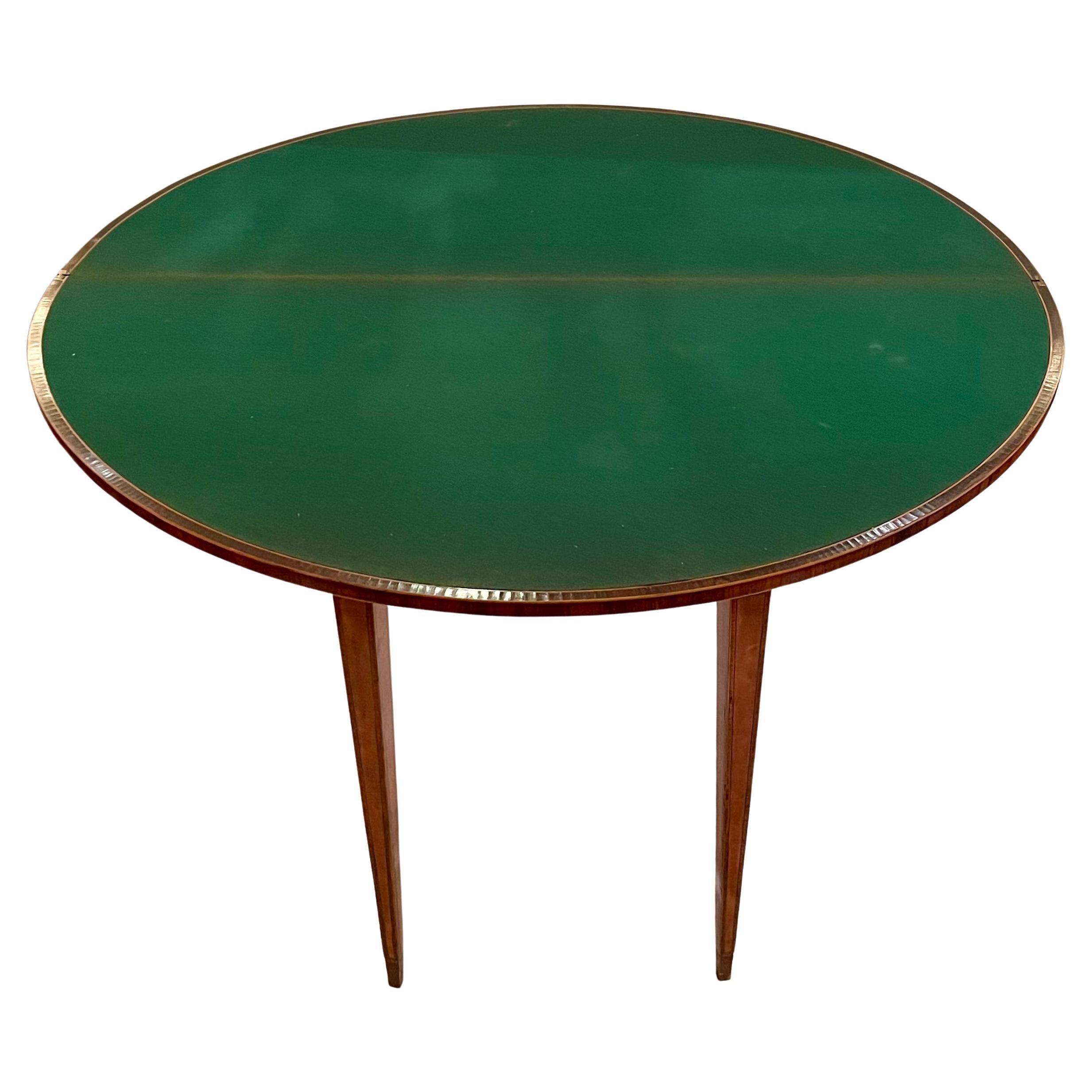 Anglais Ancienne table console Demi-Lune du 18ème siècle en vente