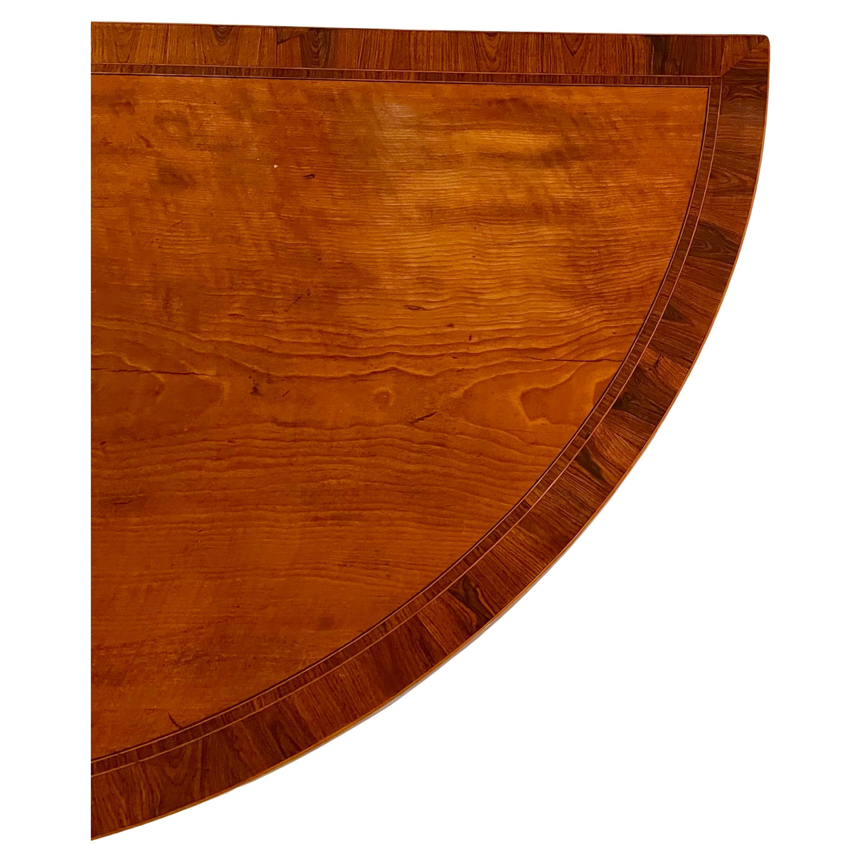 Ancienne table console Demi-Lune du 18ème siècle en vente 2