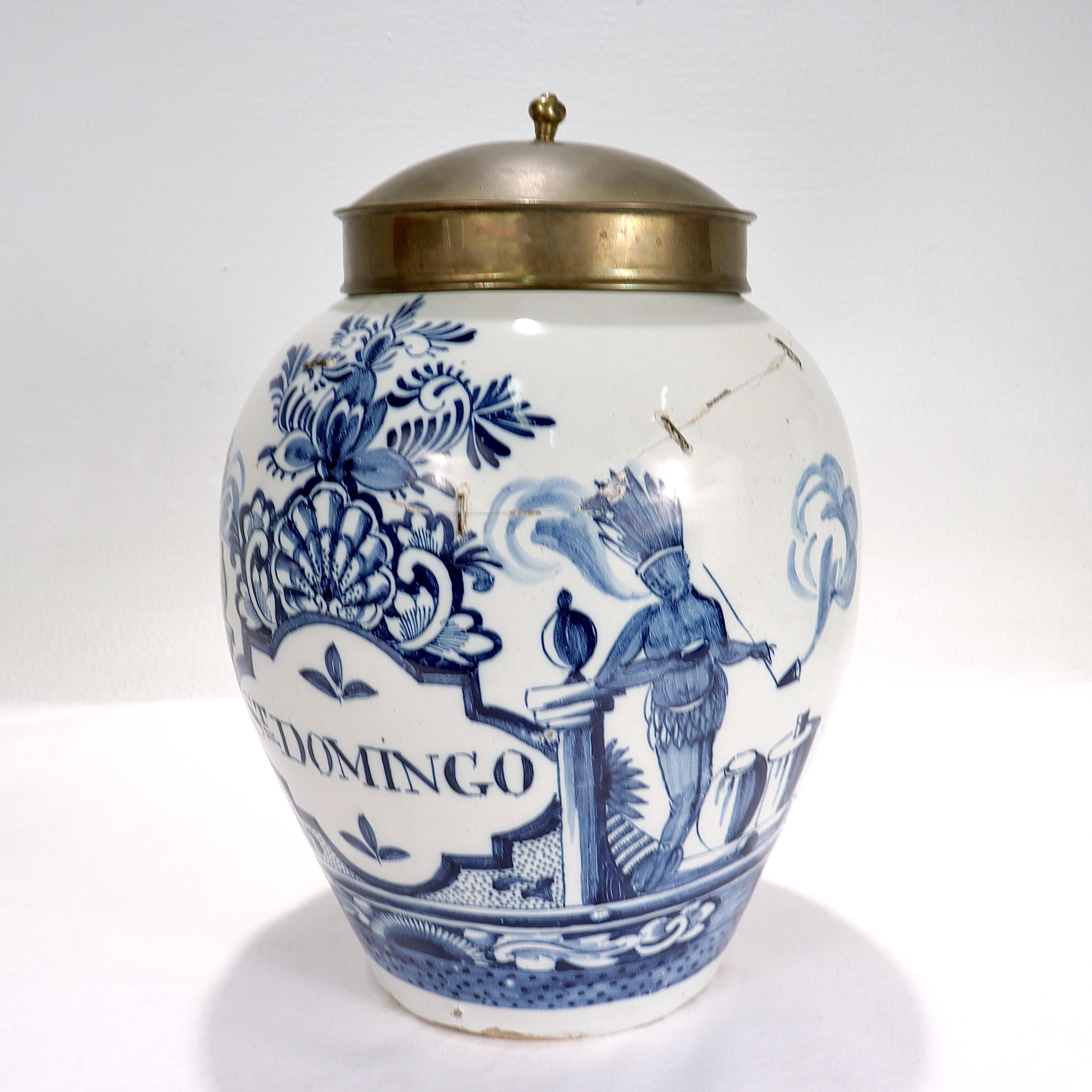 carolina tobacco jar