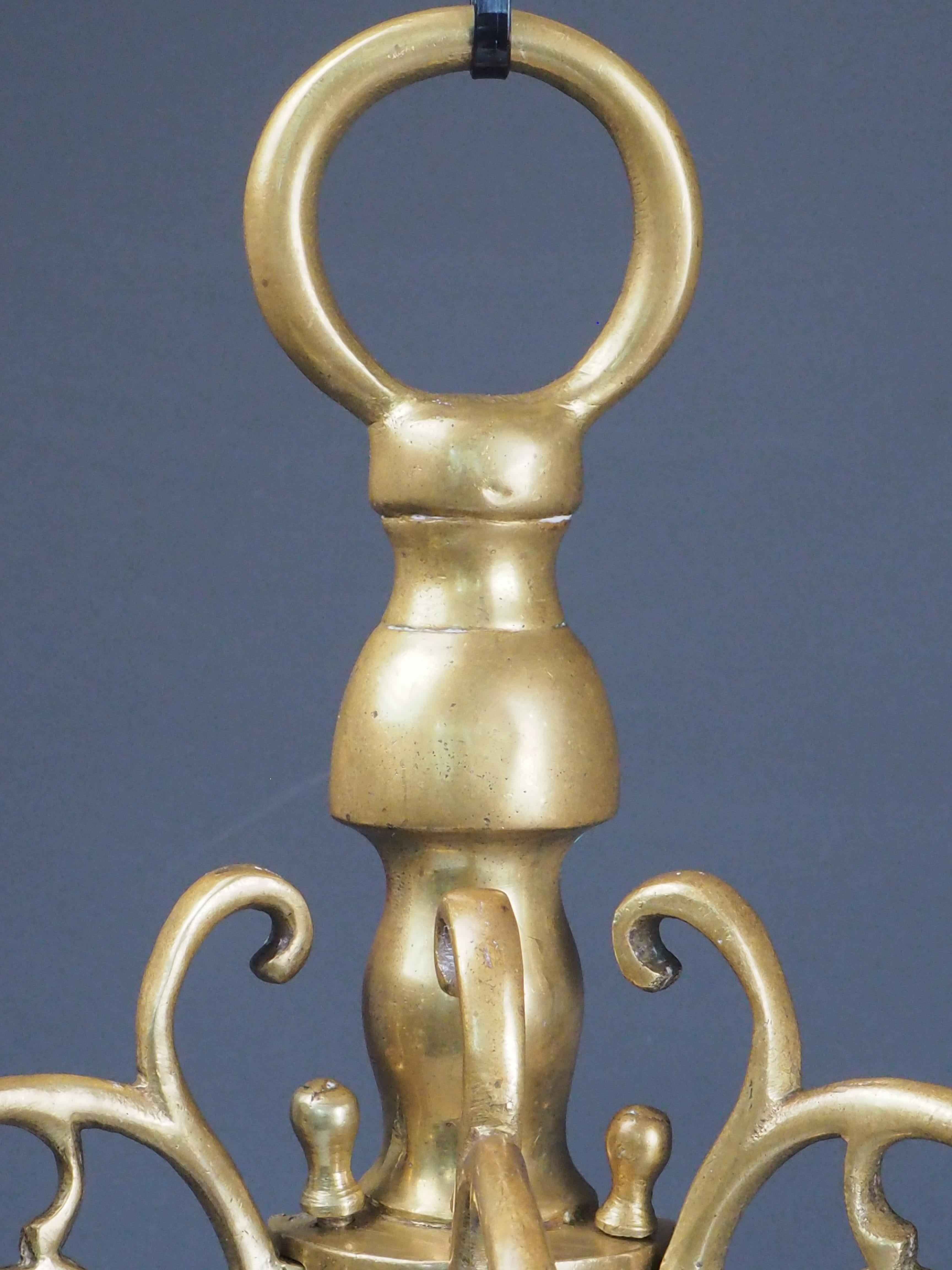 Antiguo par de apliques triples flamencos holandeses del siglo XVIII Circa 1730-1780 en venta 9