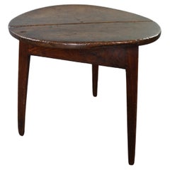 Antiker englischer Cricket-Tisch/3-Fuß-Tisch aus dem 18. Jahrhundert