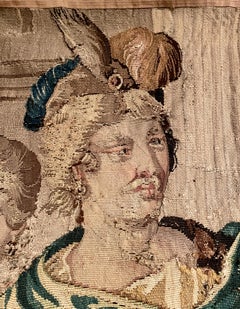 Antique 18th Century European Original Wall Tapestry