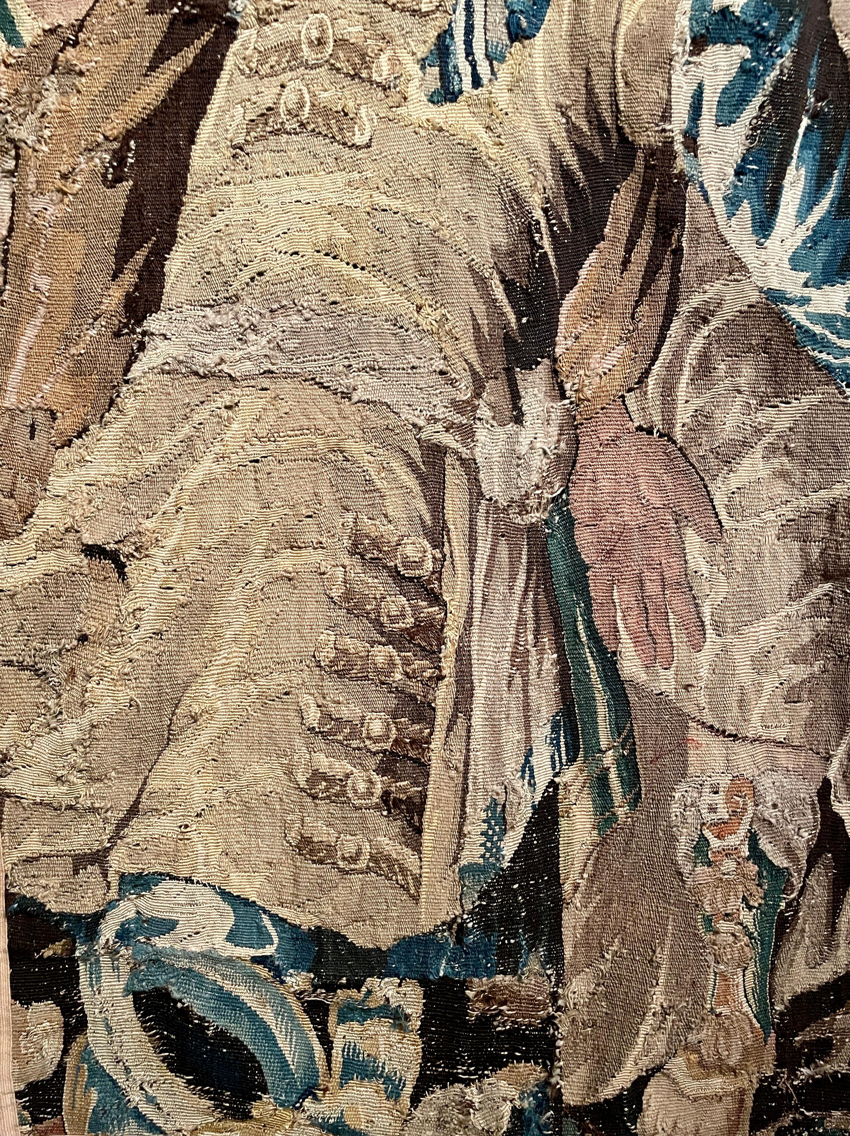 Antiker europäischer Original-Wandteppich aus dem 18. Jahrhundert im Angebot 1