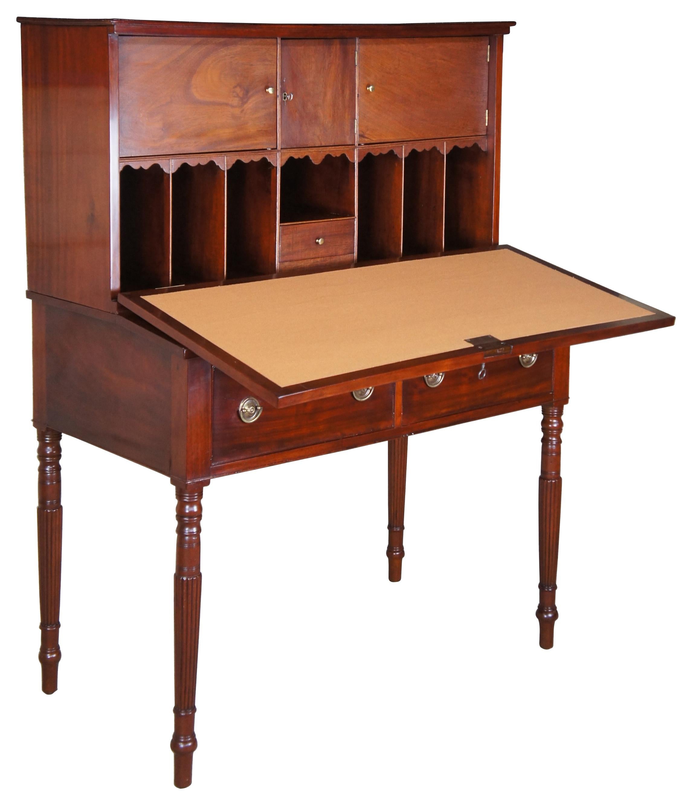 vintage secretary writing desk